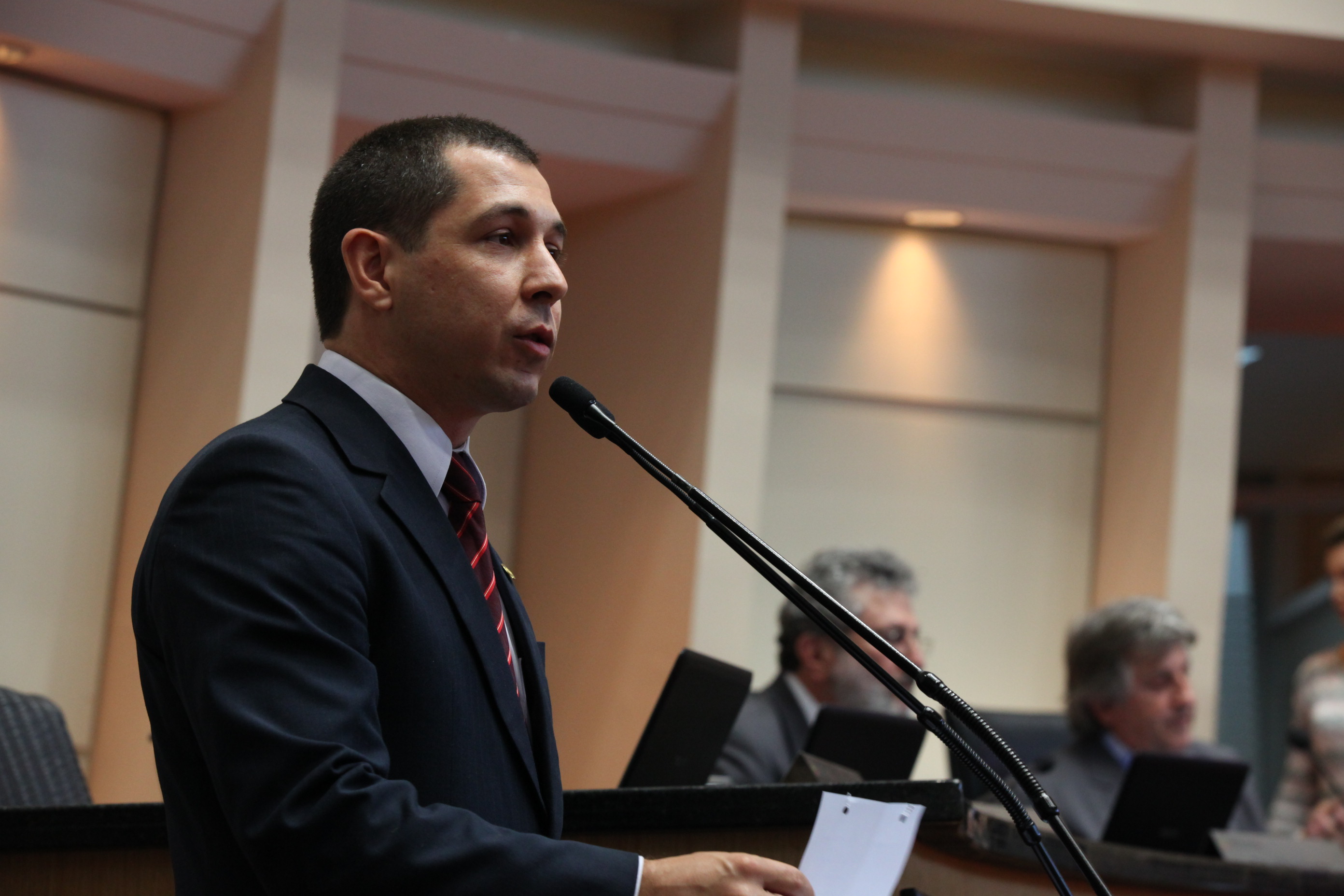Sessão Plenária. Deputado Nikolas Reis (PDT) Foto: Eduardo Guedes De Oliveira / Agência AL