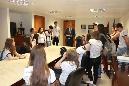 Aula de cidadania: alunos de Mondaí visitam a Assembleia Legislativa