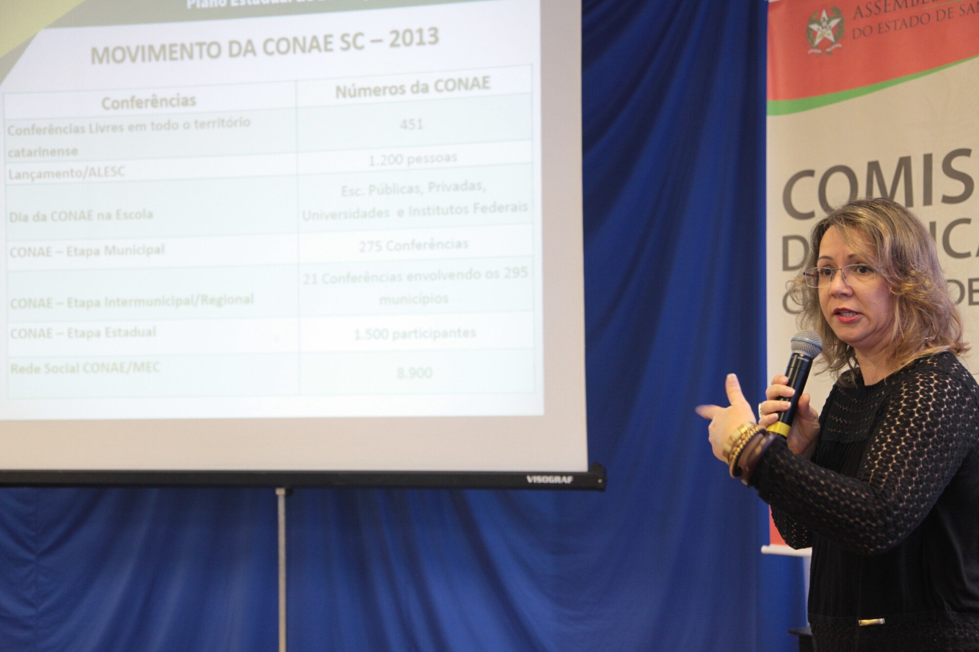 Beatriz Clair de Andrade, da Secretaria de Estado da Educação. FOTO: Solon Soares/Agência AL