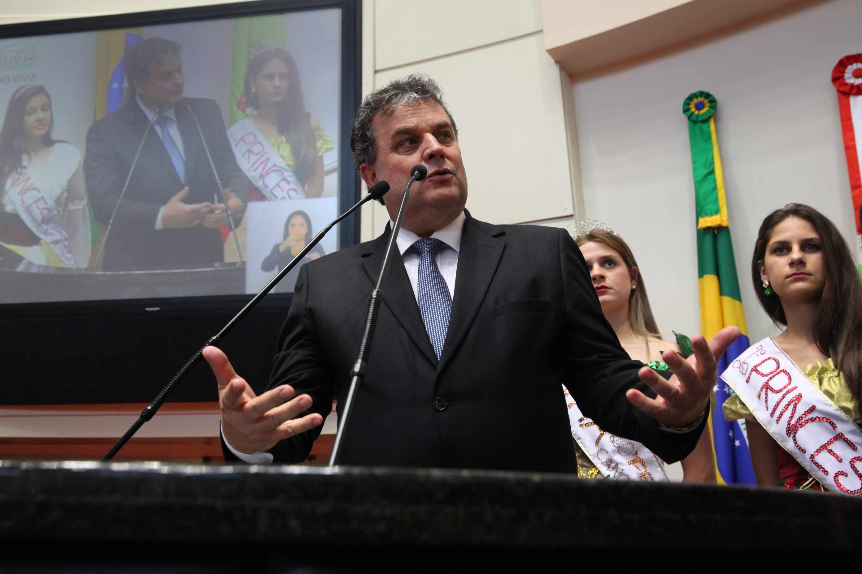 Lançamento da 20ª Fesmate no Município de Canoinhas. Foto: Eduardo Guedes De Oliveira / Agência AL