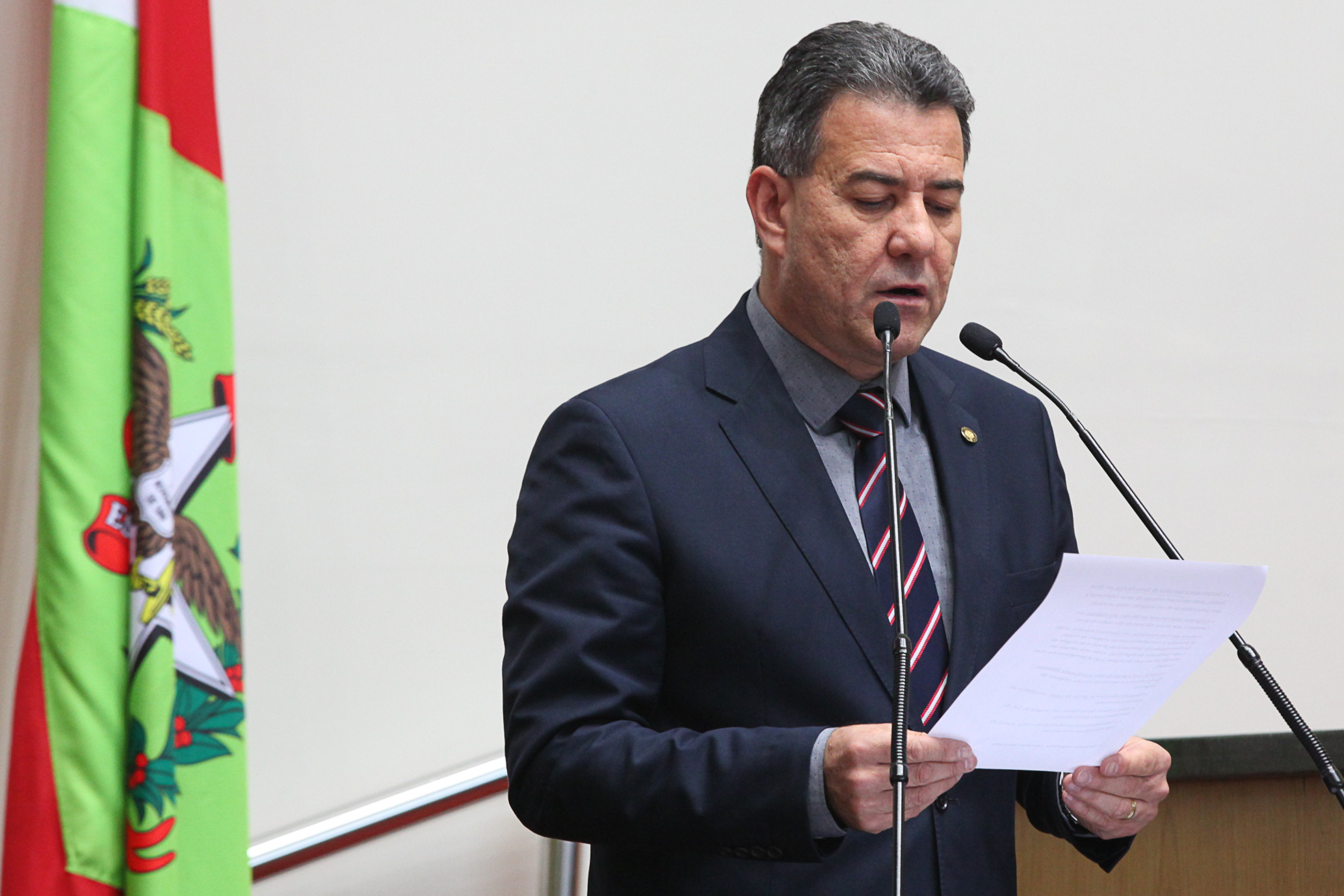 Sessão Ordinária. Deputado Jean Leutprecht (PCdoB) - Foto: Miriam Zomer / Agência AL