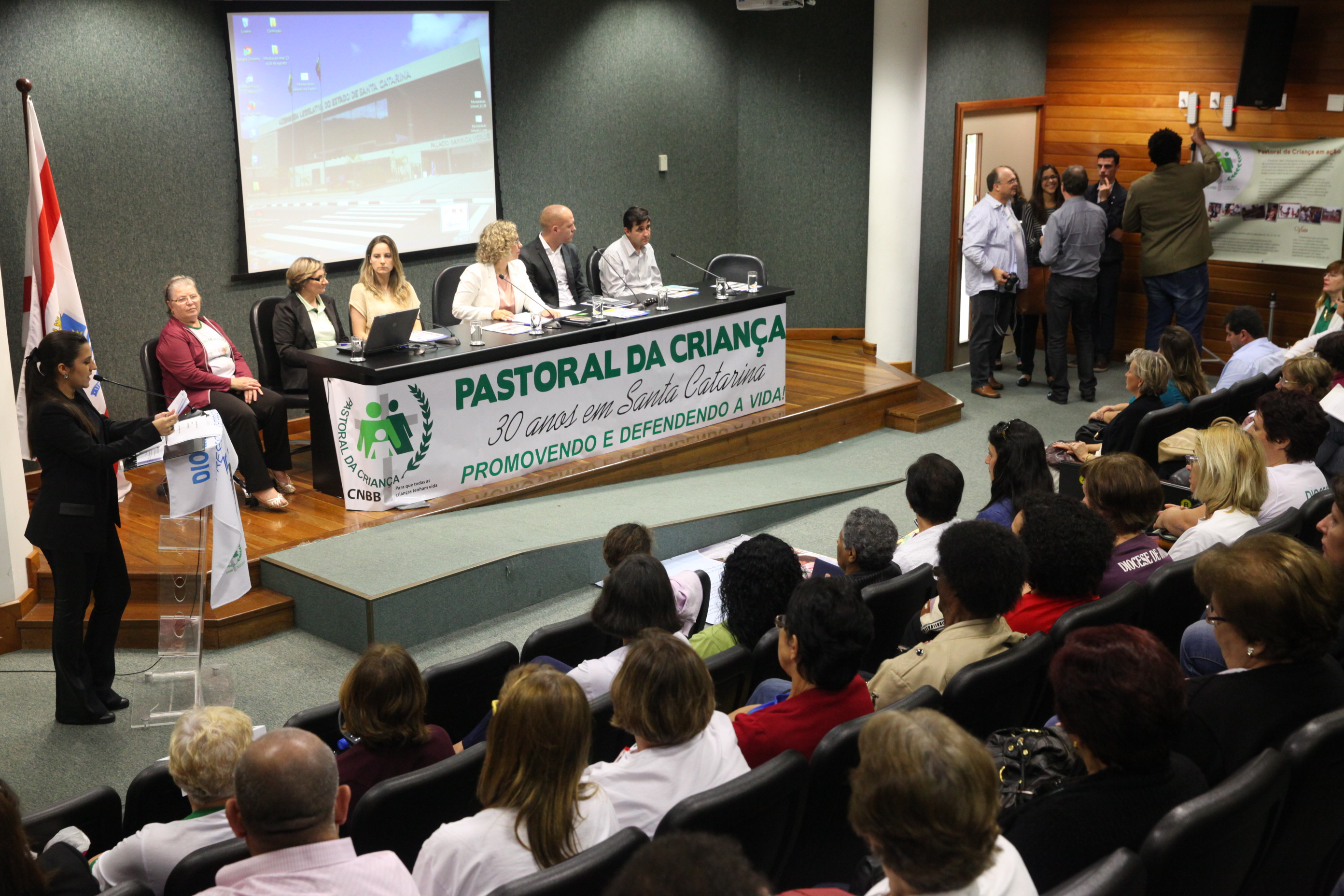 Debate sobre a Mortalidade Materno Infantil de Santa Catarina. Foto: Eduardo Guedes de Oliveira/Agência AL