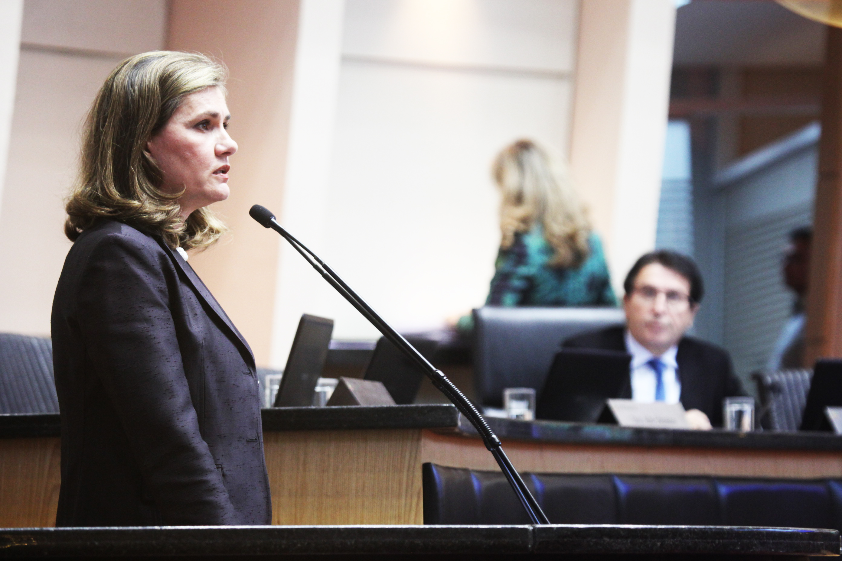 Maria de Lourdes Leiria - Desembargadora do Trabalho. Sessão Ordinária. Foto: Fábio Queiroz / Agência AL
