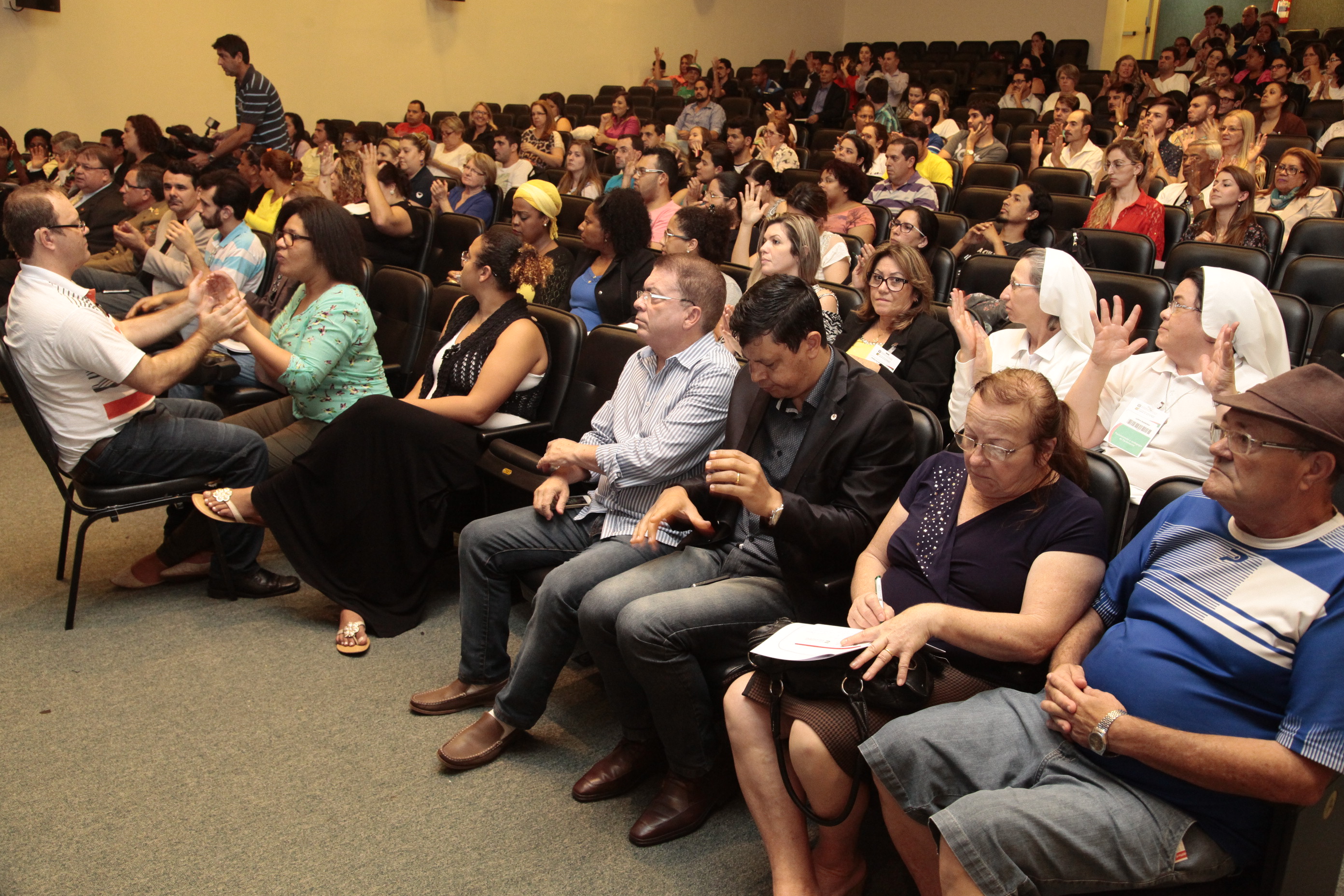I Seminário Internacional dos Povos Surdos: A Trajetória das Associações de Surdos na Preservação das Línguas de Sinais. Foto: Miriam Zomer/Agência AL