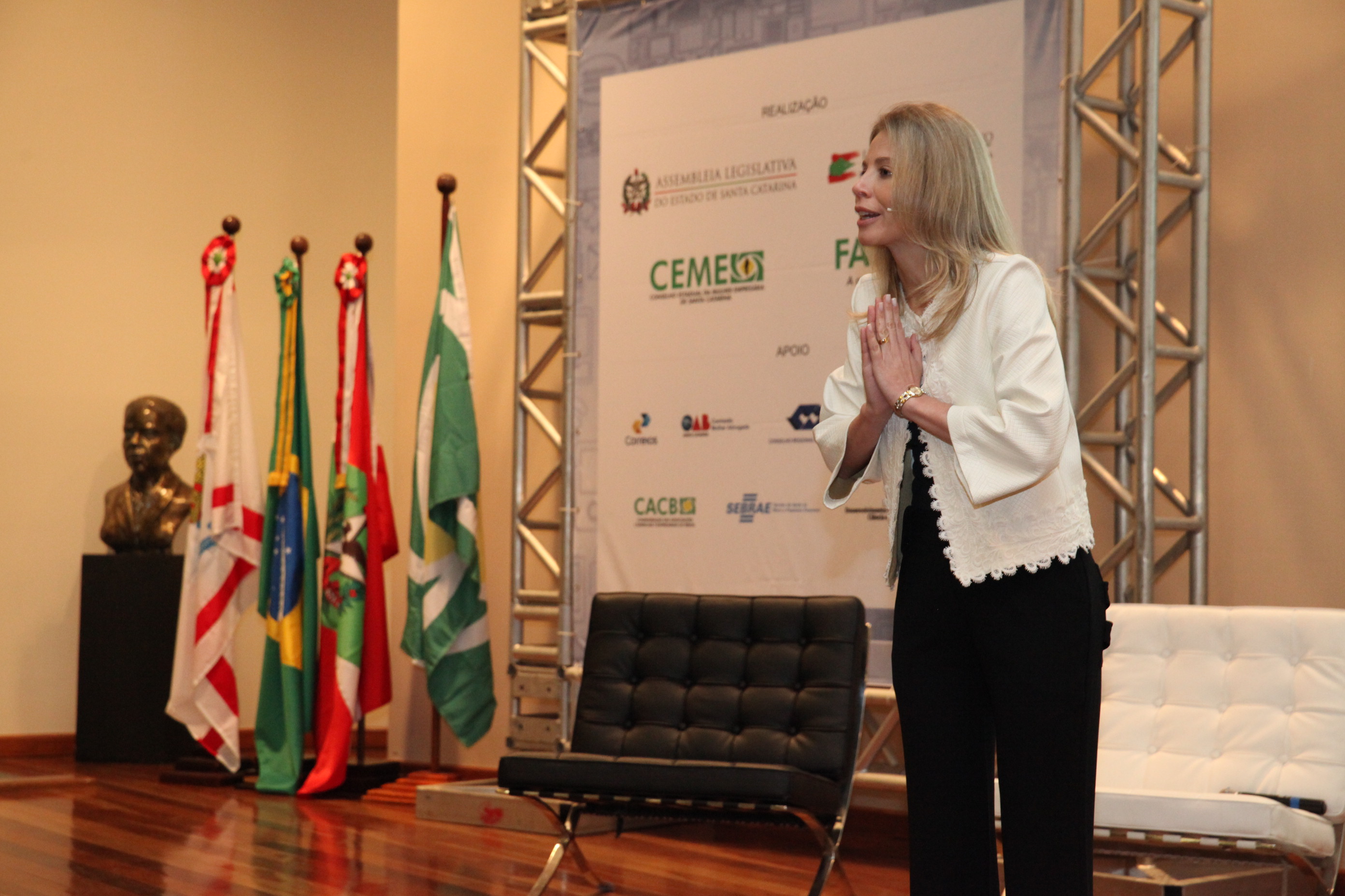 Richeli Sachetti. Dia Estadual da Mulher Empresária. Foto: Fábio Queiroz / Agência AL