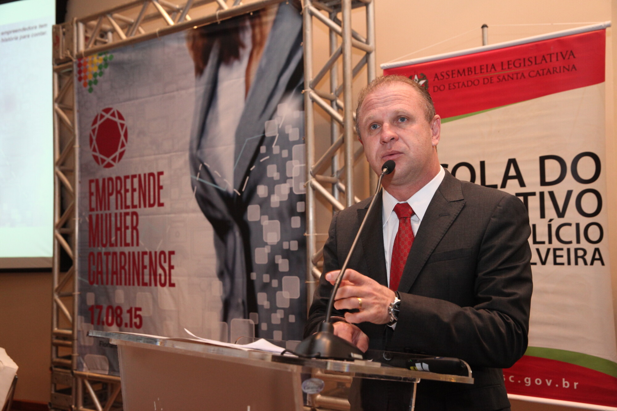 Gelson Merisio, presidente da Alesc