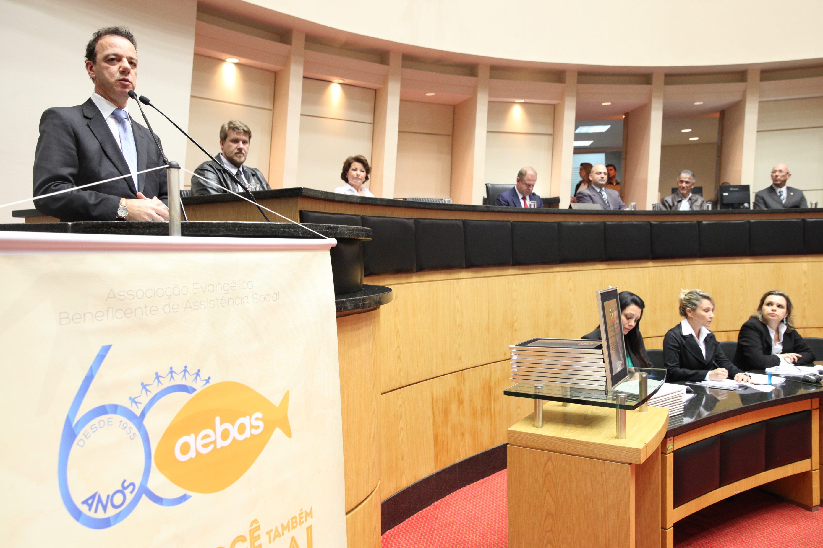 Sessão Especial em homenagem aos 60 anos da Aebas. Foto: Sessão Especial - Aebas