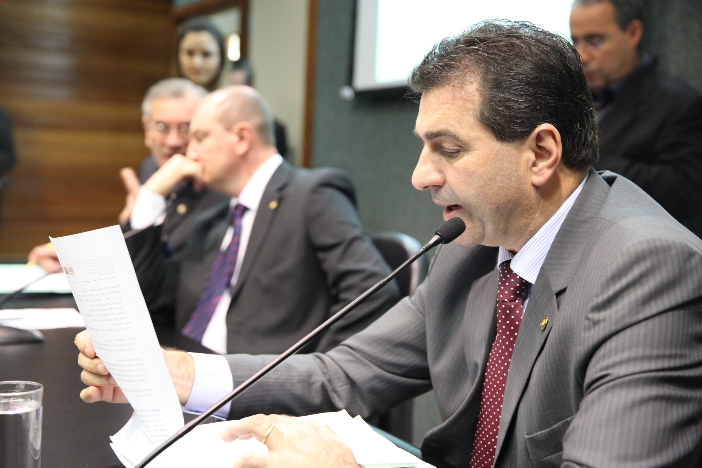 Reunião da Comissão de Constituição e Justiça. Foto: Fábio Queiroz / Agência AL