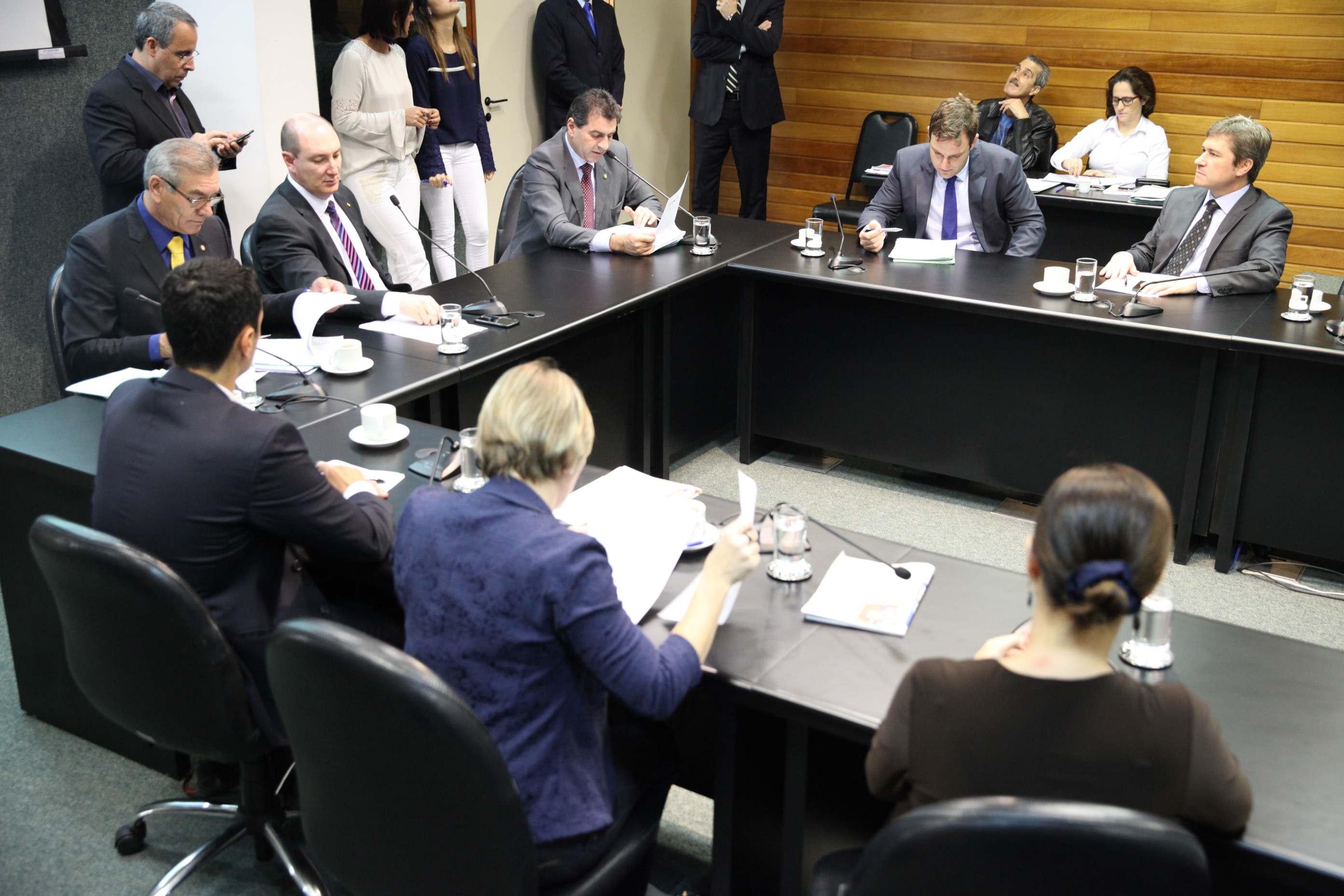 Reunião da Comissão de Constituição e Justiça. Foto: Fábio Queiroz / Agência AL