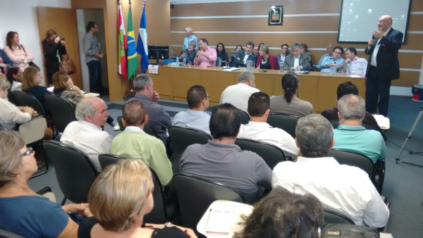 Audiência em Joinville
