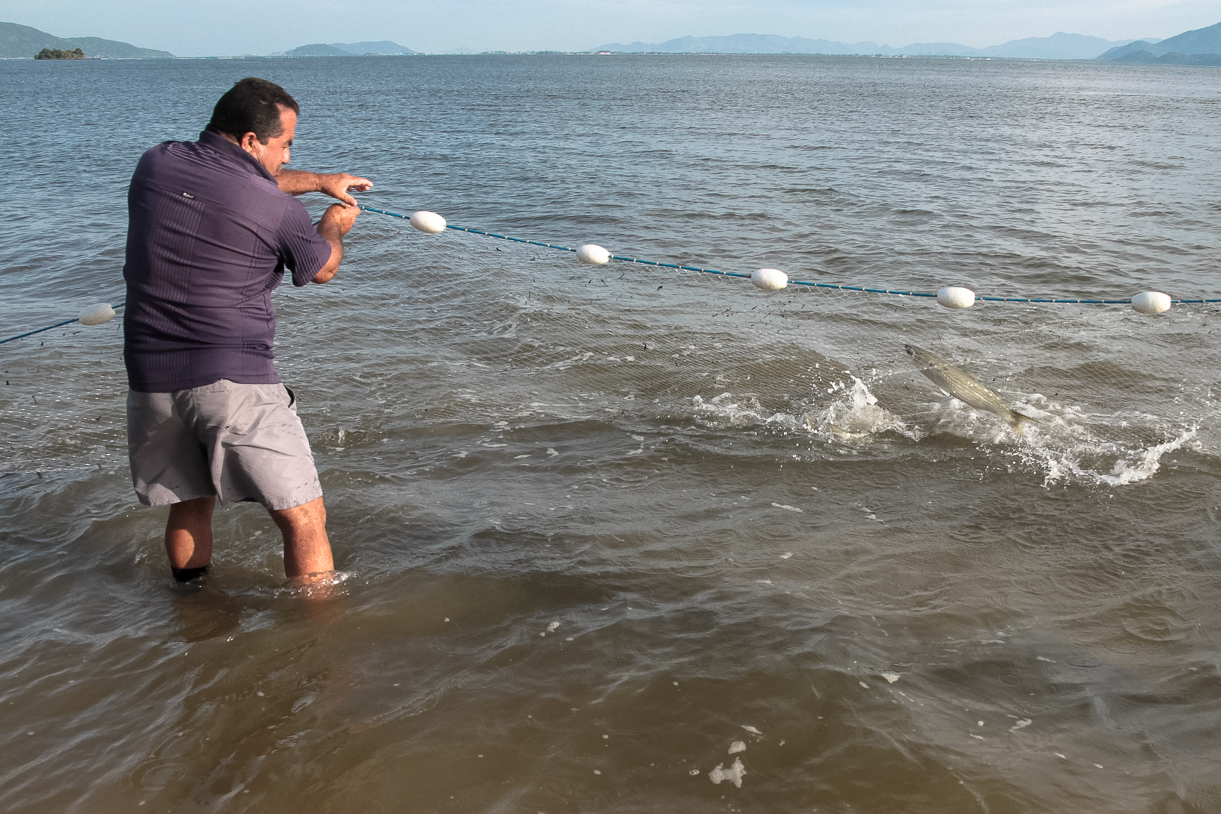 Pescadores Sul da Ilha. Foto: Eduardo Guedes de Oliveira / Agência A