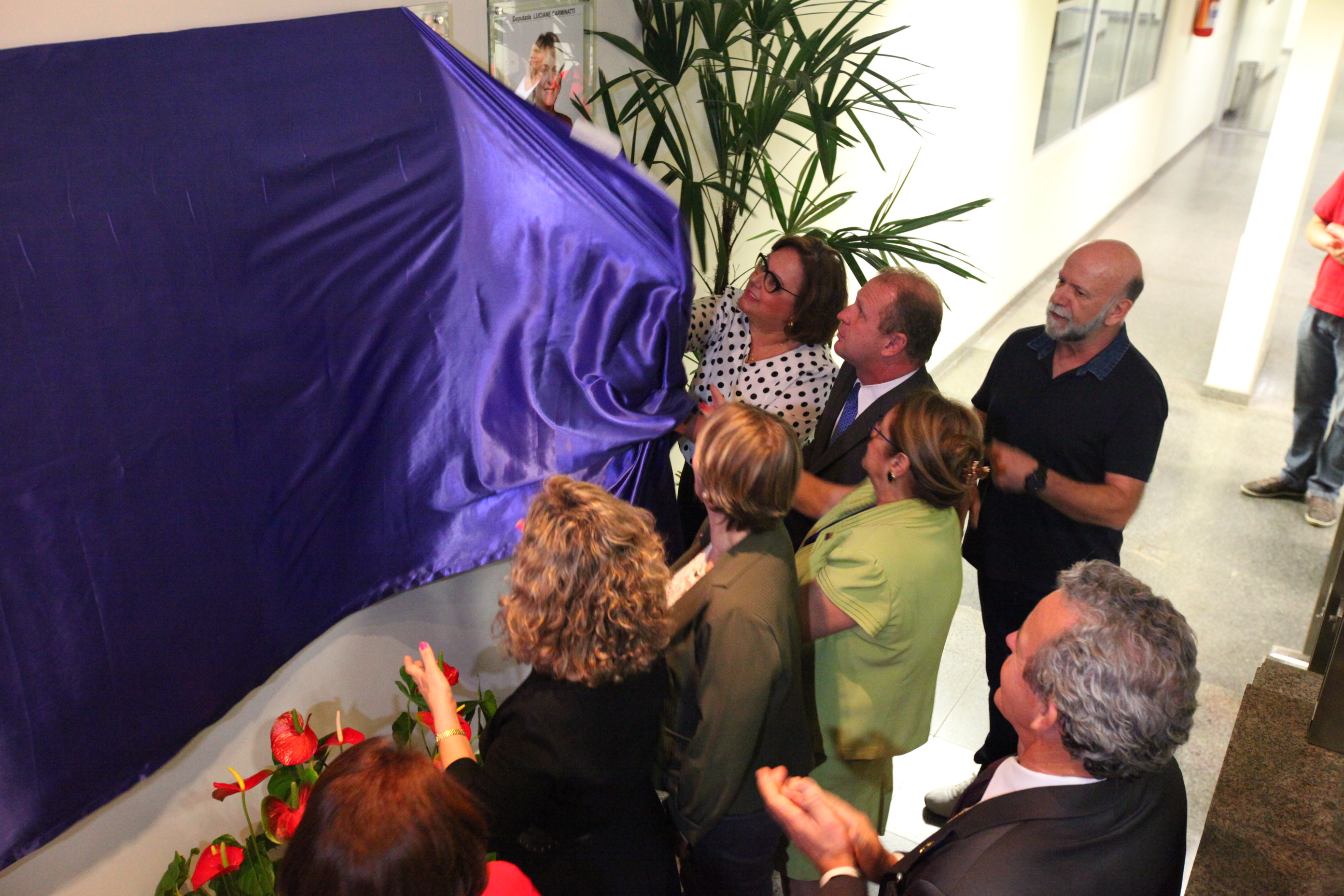 Inauguração da Galeria Lilás. Foto: Eduardo Guedes de Oliveira/Agência AL