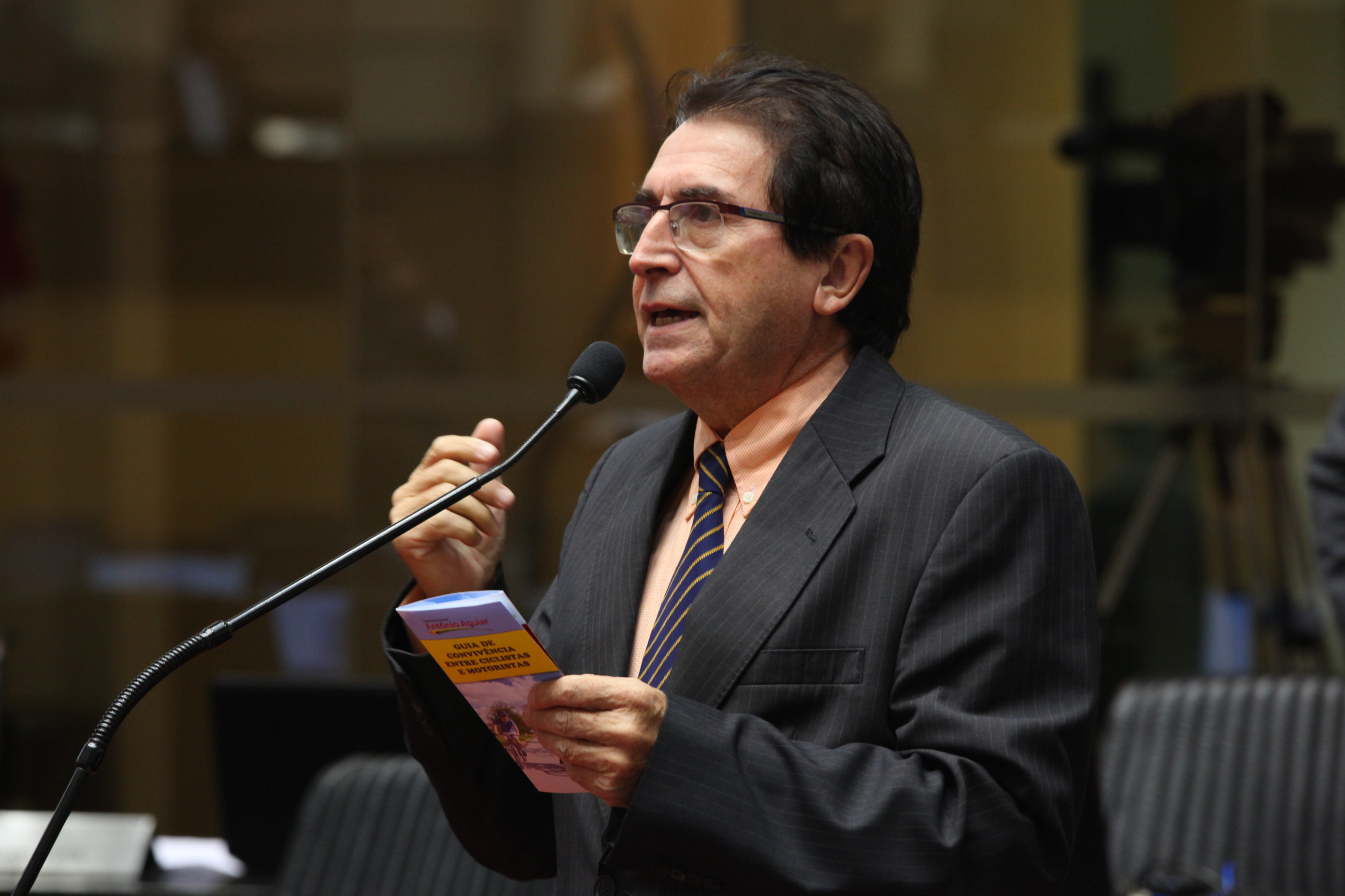 Sessão Ordinária. Deputado Antonio Aguiar (PMDB) - Foto:Eduardo Guedes de Oliveira / Agência AL