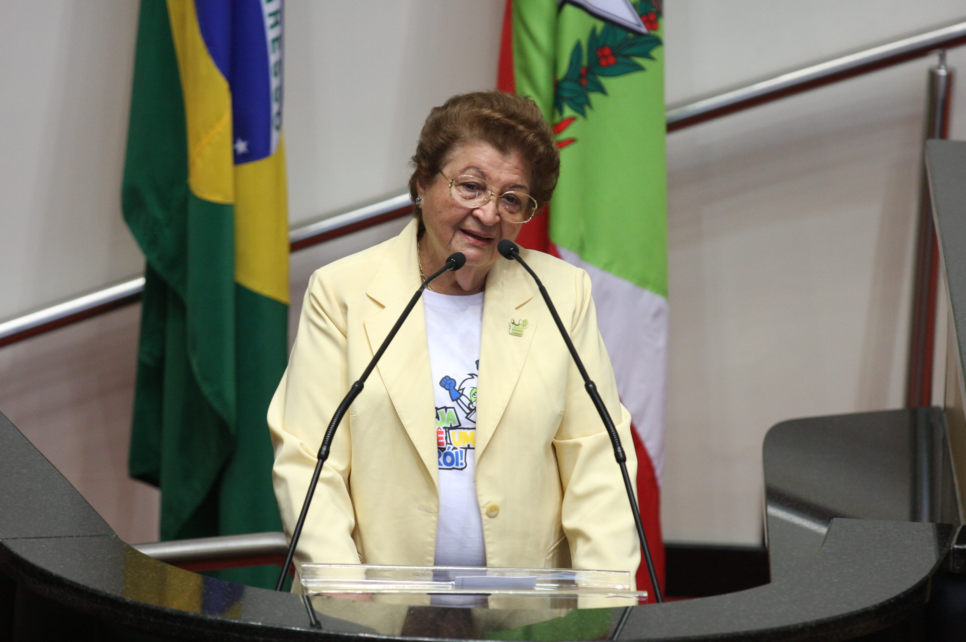 Sessão Ordinária. Pres. Assoc. de Voluntários de Saúde: Maria Gertrudes Gomes. Foto: Yuri Santos / Agênica AL