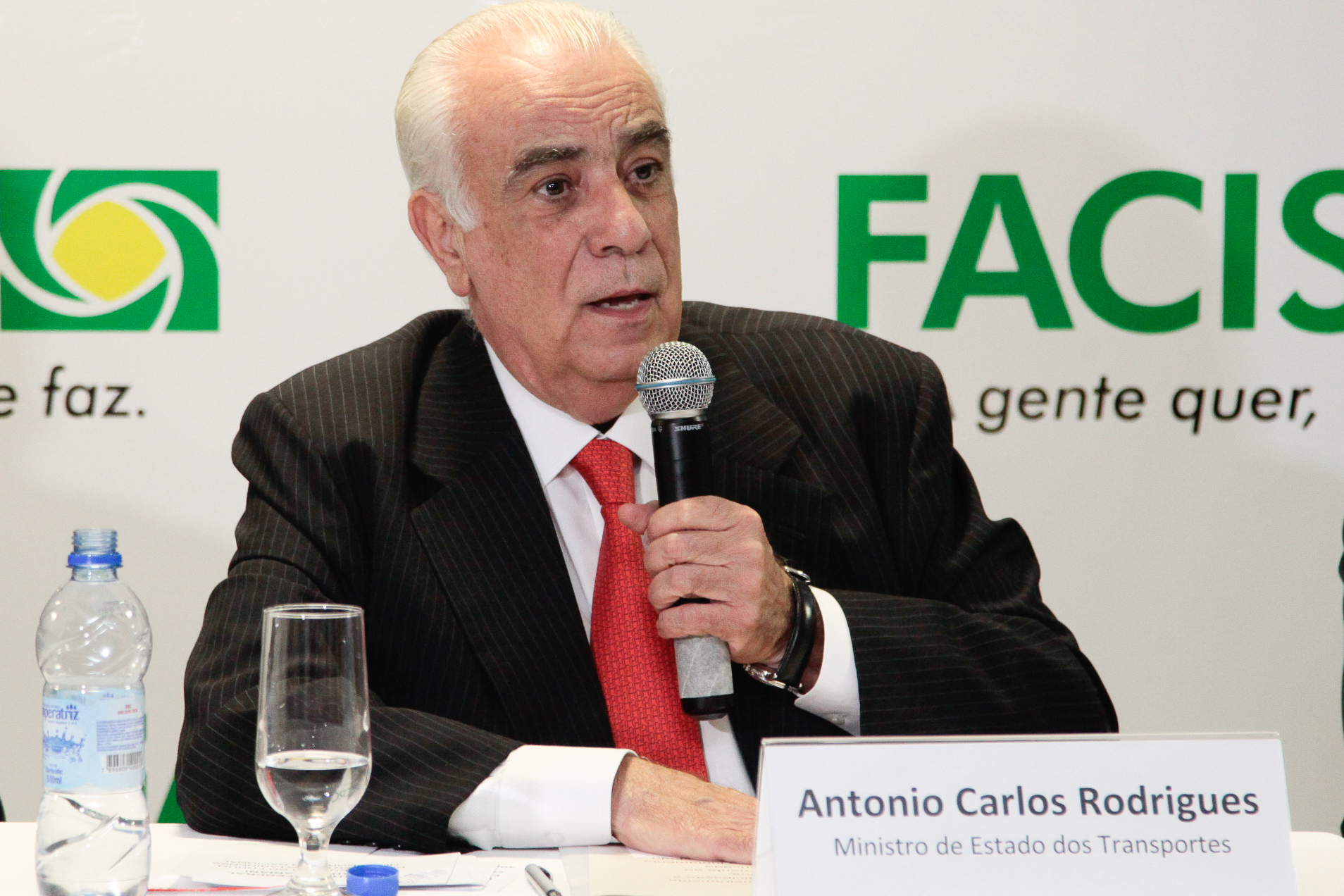 Ministro dos Transportes Antônio Carlos Rodrigues. Foto: Miriam Zomer/Agência AL