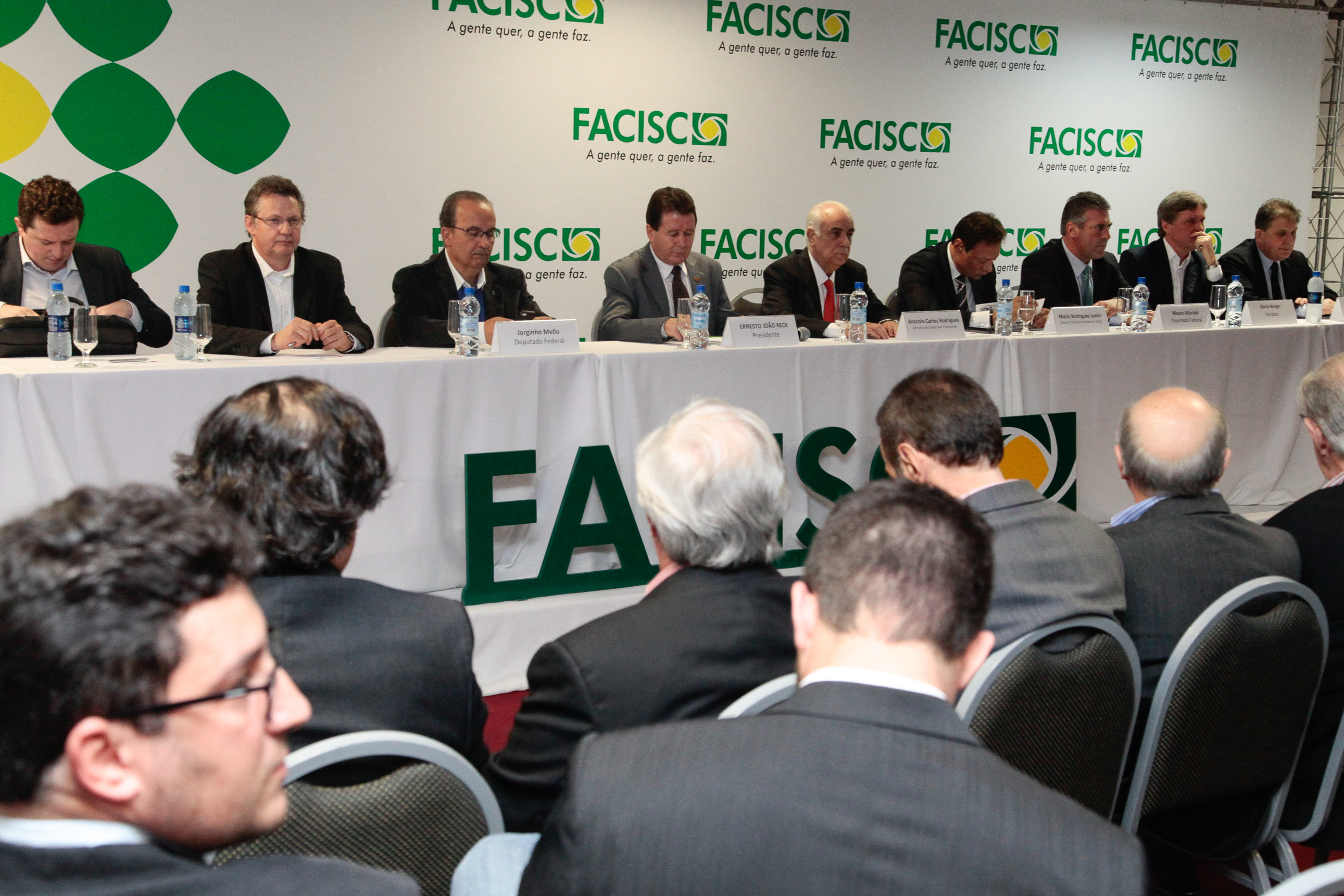 Reunião do Fórum Parlamentar Catarinense sobre a Construção da Ferrovia Norte Sul. Foto: Miriam Zomer/Agência AL