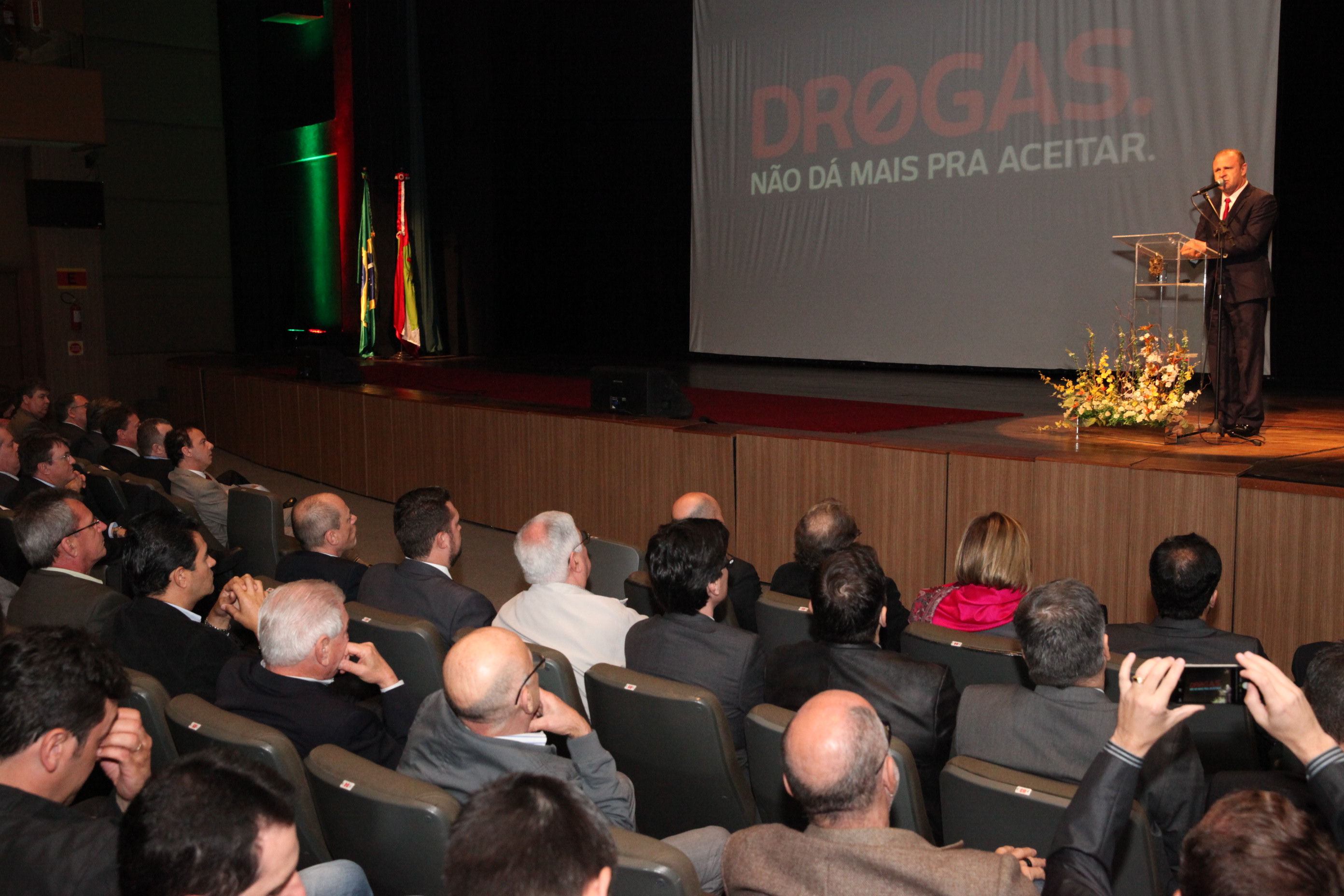 Lançamento da Campanha: Drogas não dá mais para aceitar. Foto: Fábio Queiroz / Agência AL