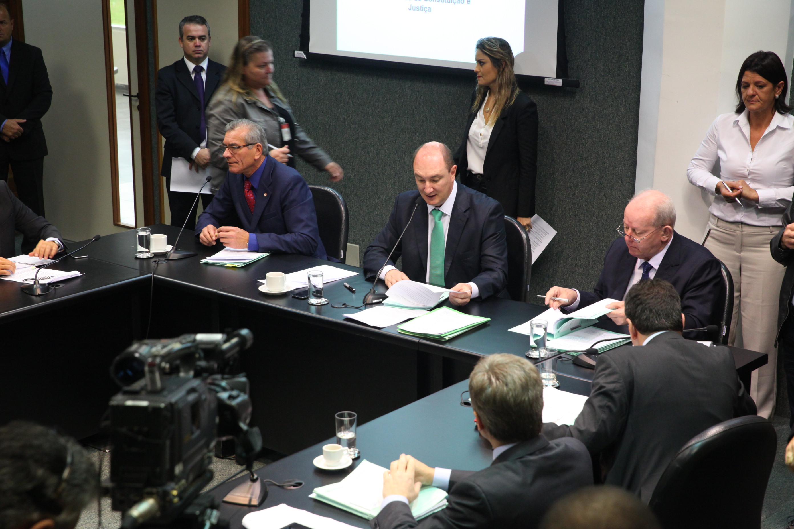 Reunião da Comissão de Constituição e Justiça. Foto: Jonas Lemos Campos / Agência AL