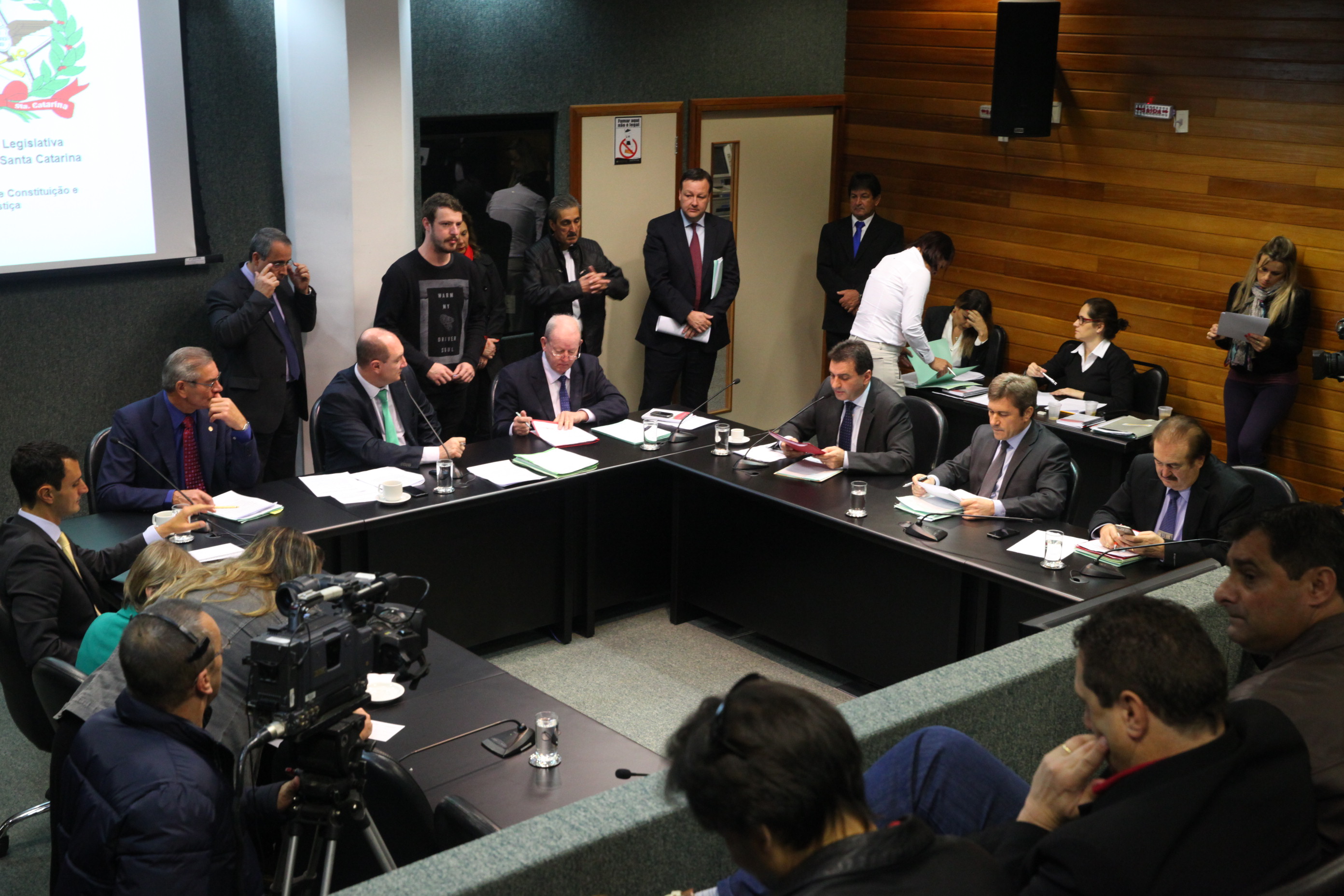Reunião da Comissão de Constituição e Justiça. Foto: Jonas Lemos Campos / Agência AL