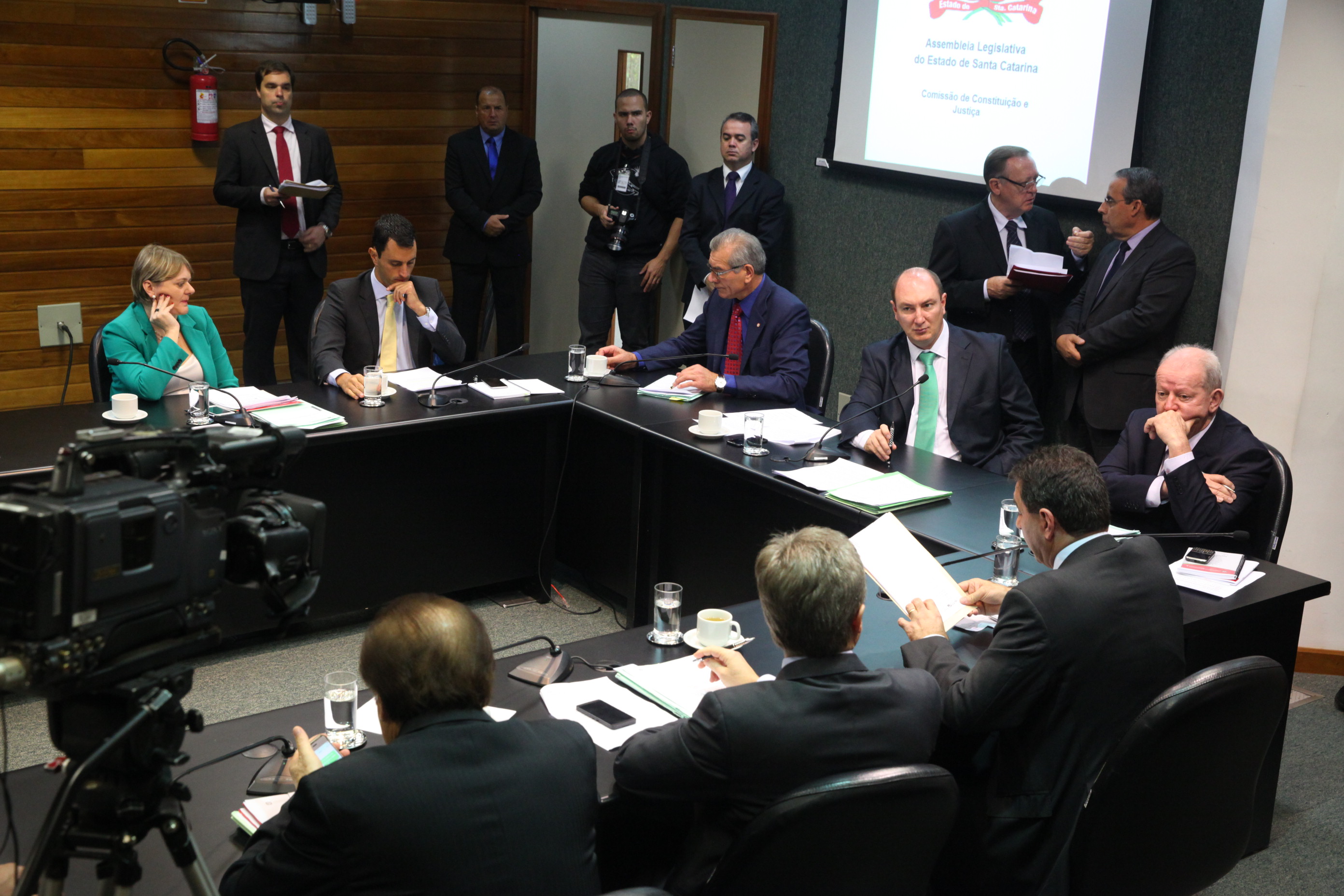 Reunião da Comissão de Constituição e Justiça. Foto: Jonas Lemos Campos / Agência AL