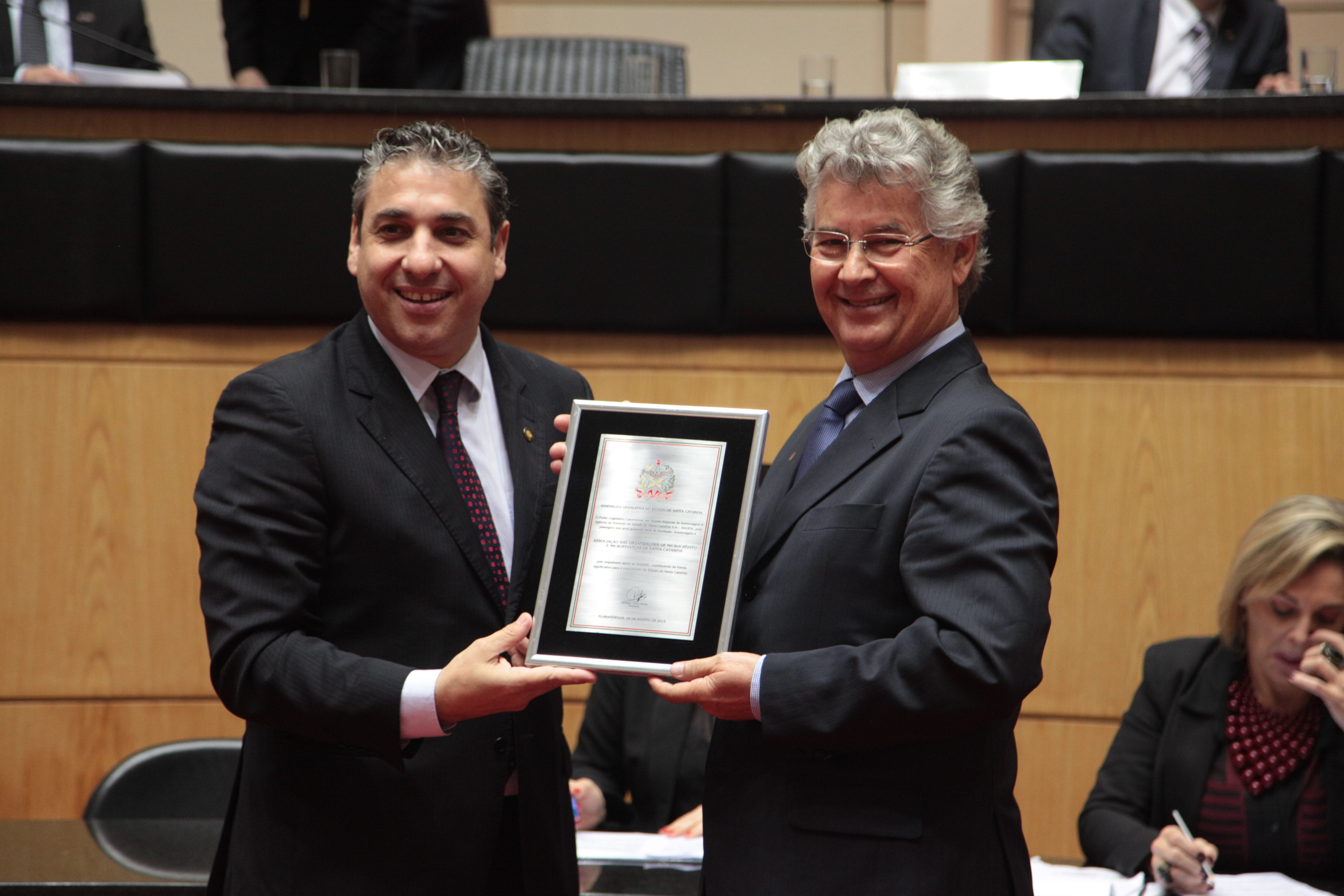 'Sessão Especial em Homenagem ao Badesc