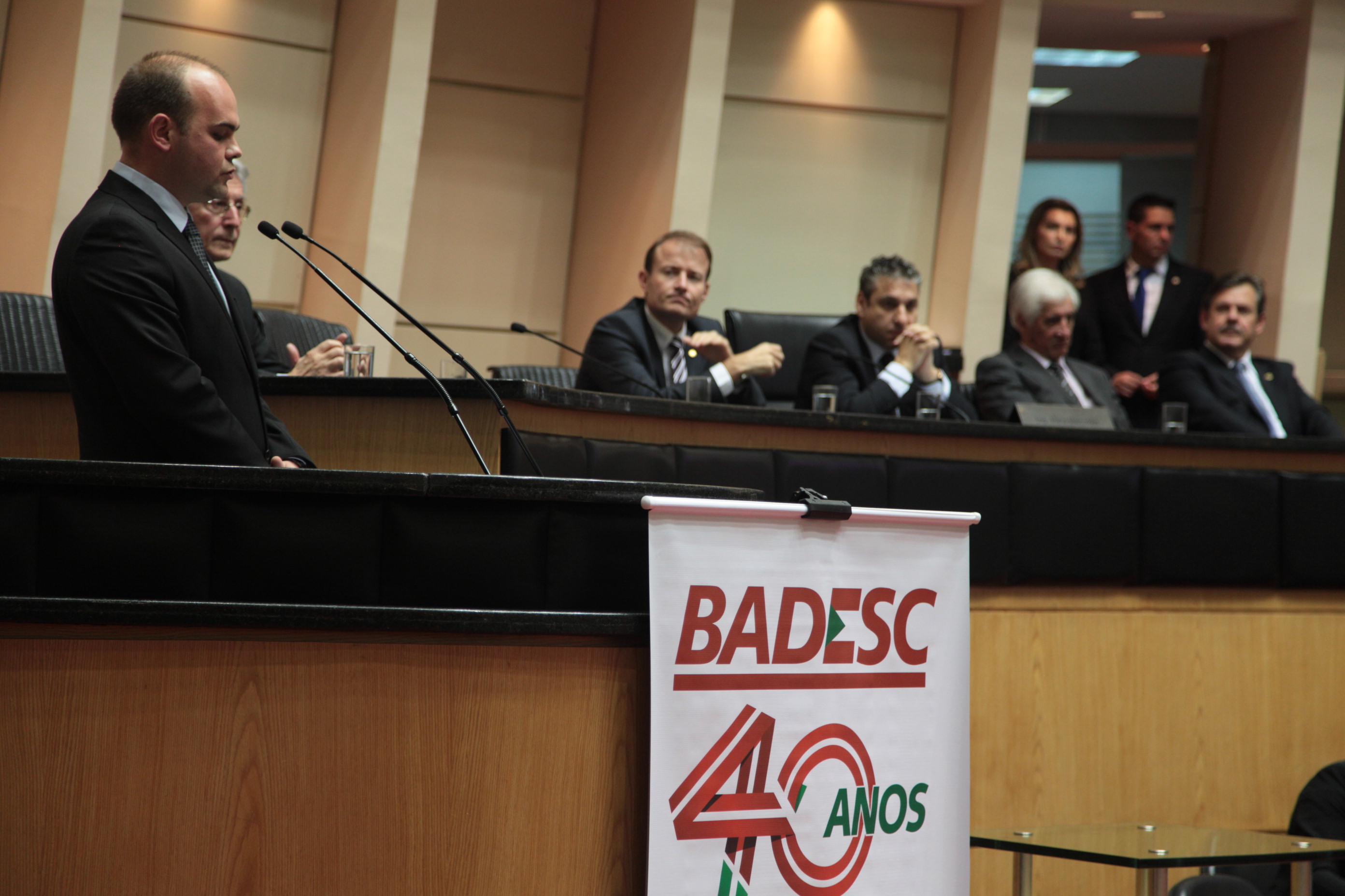 Sessão Especial em Homenagem ao Badesc - Olivio Kasarek Rocha (presidente do BADESC)