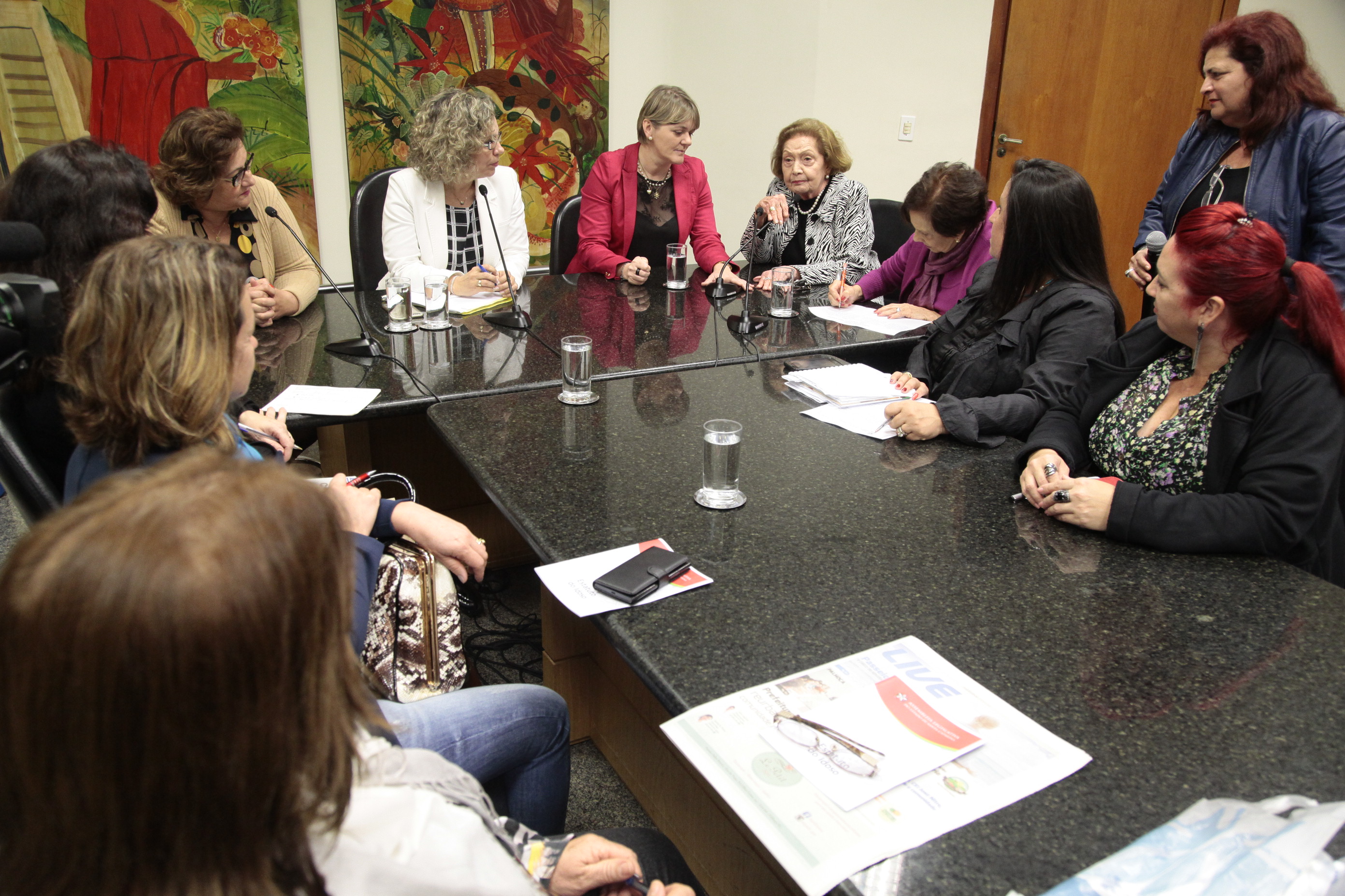 Reunião da Bancada Feminina. Foto: Miriam Zomer/Agência AL