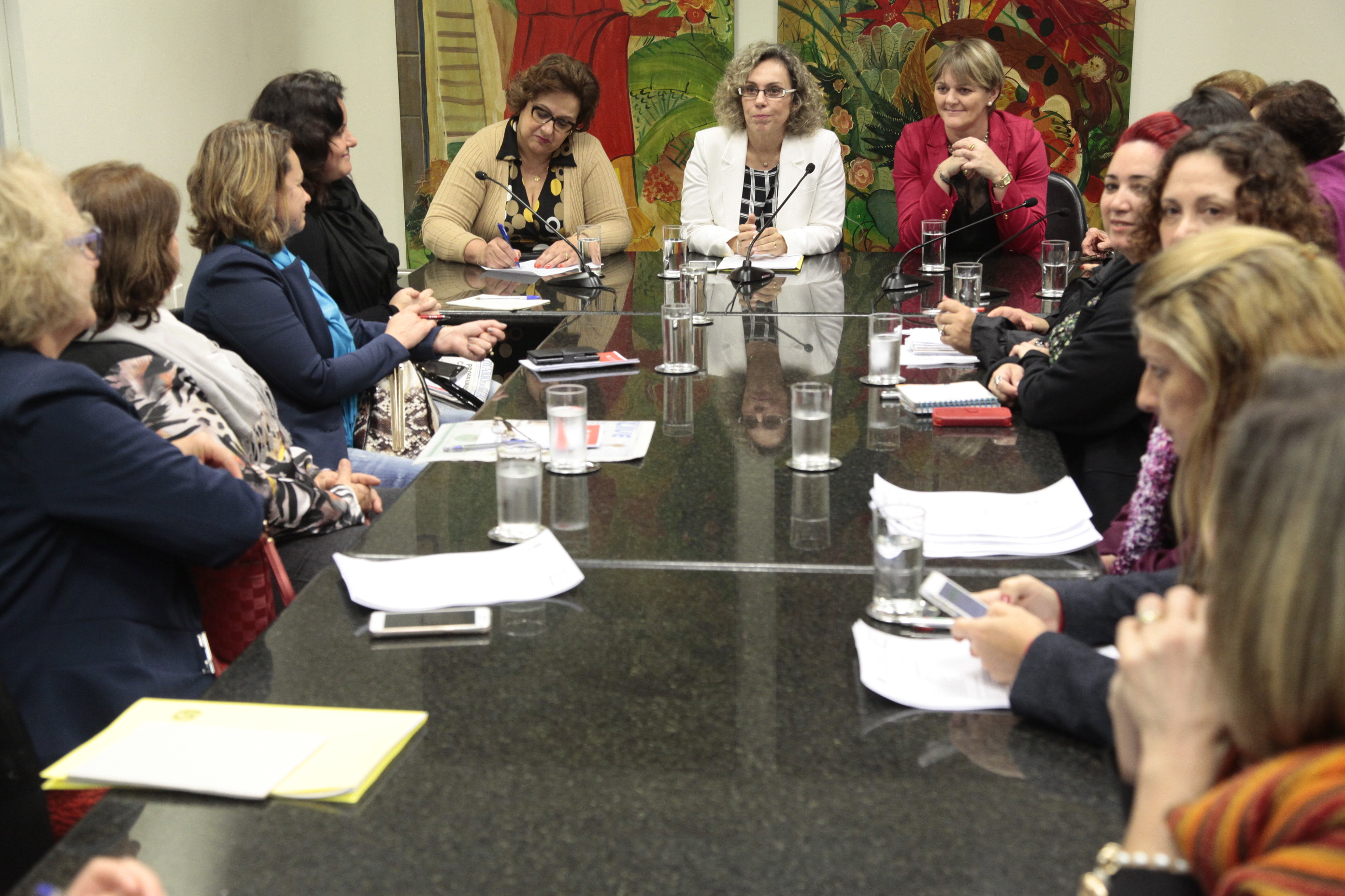 Reunião da Bancada Feminina. Foto: Miriam Zomer/Agência AL