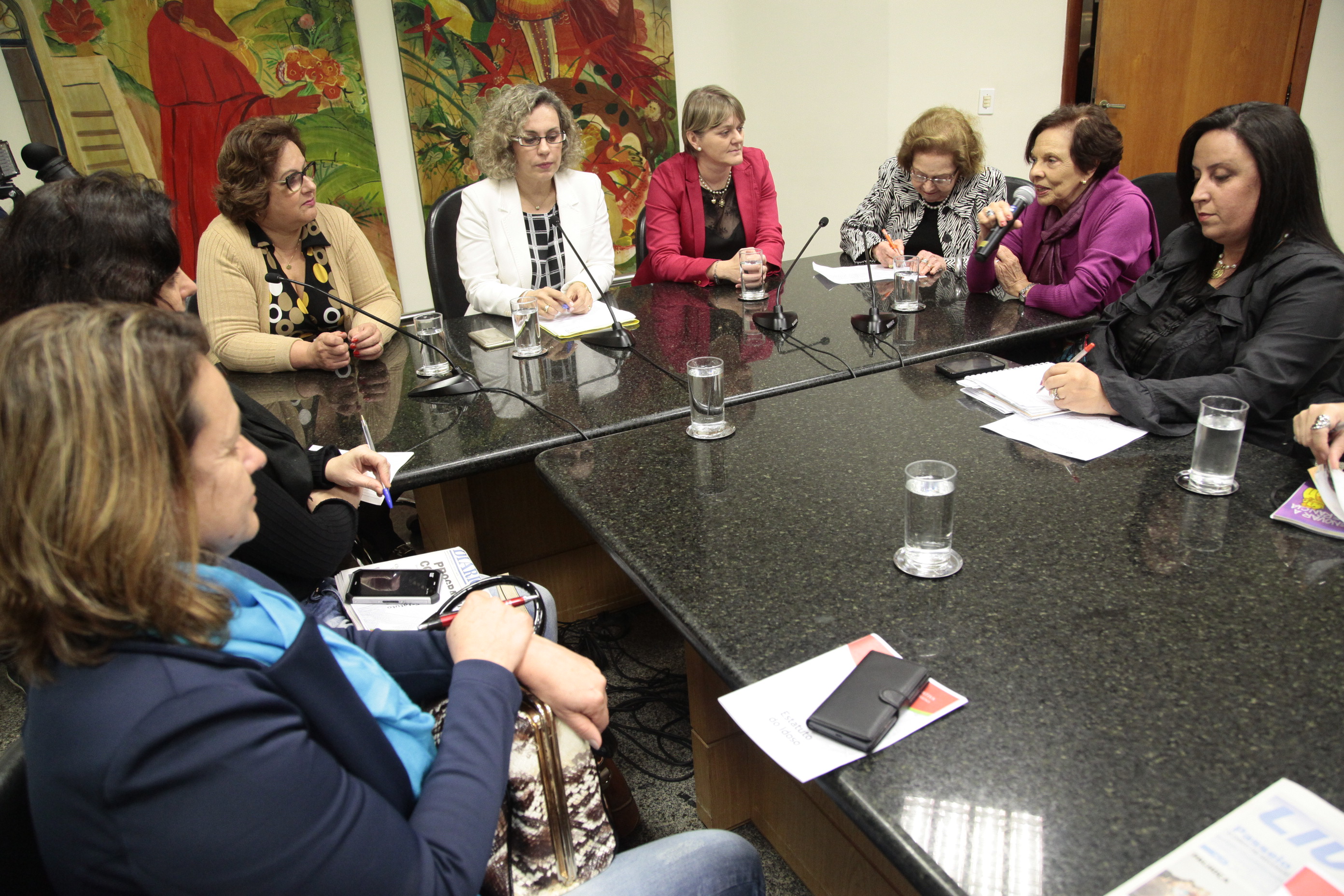 Reunião da Bancada Feminina. Foto: Miriam Zomer/Agência AL