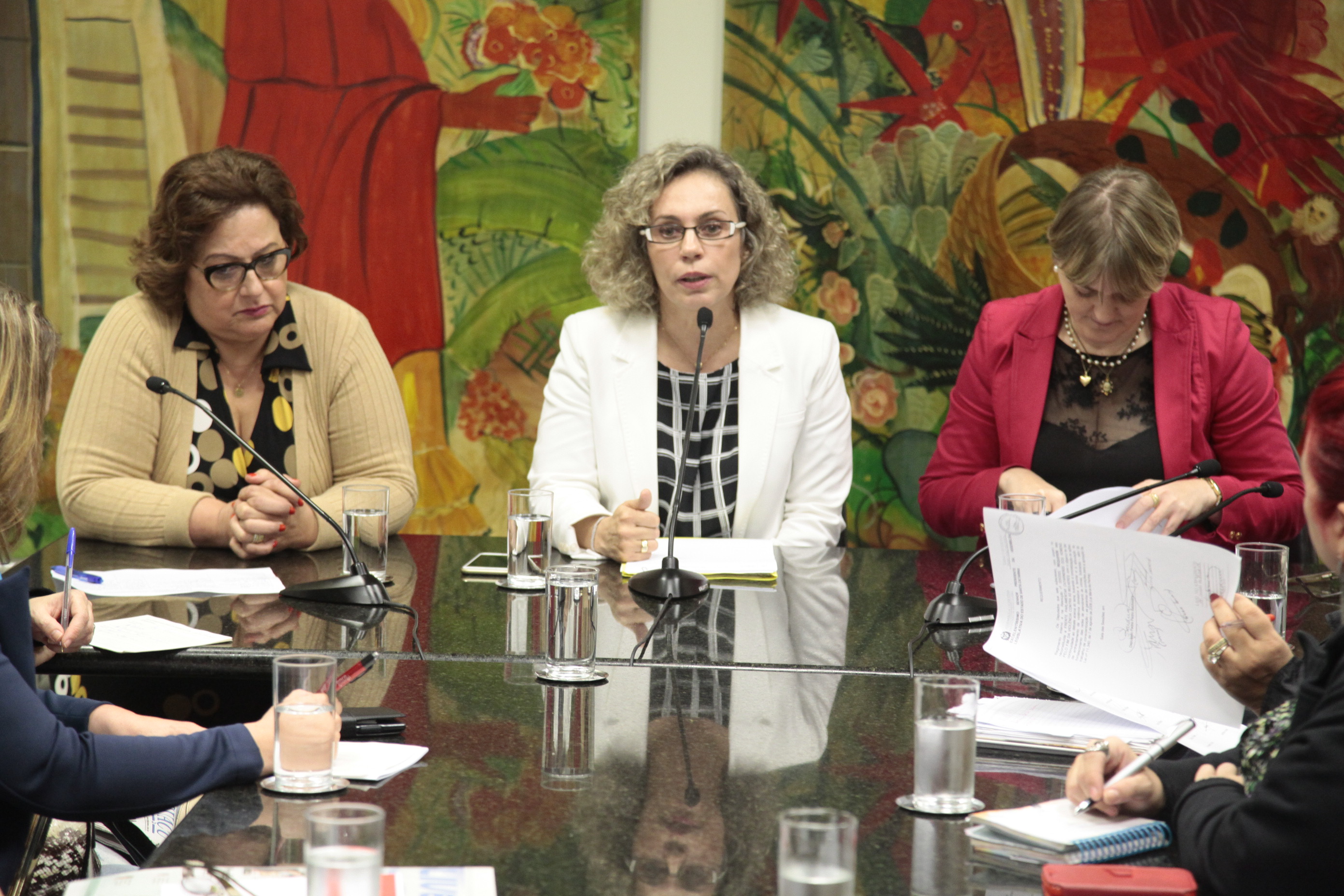 Reunião da Bancada Feminina. Foto: Miriam Zomer/Agência AL