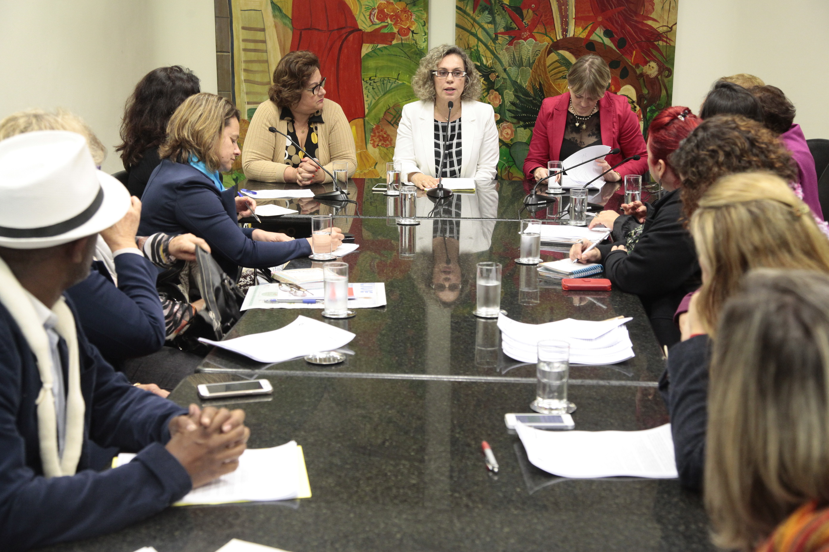 Reunião da Bancada Feminina. Foto: Miriam Zomer/Agência AL