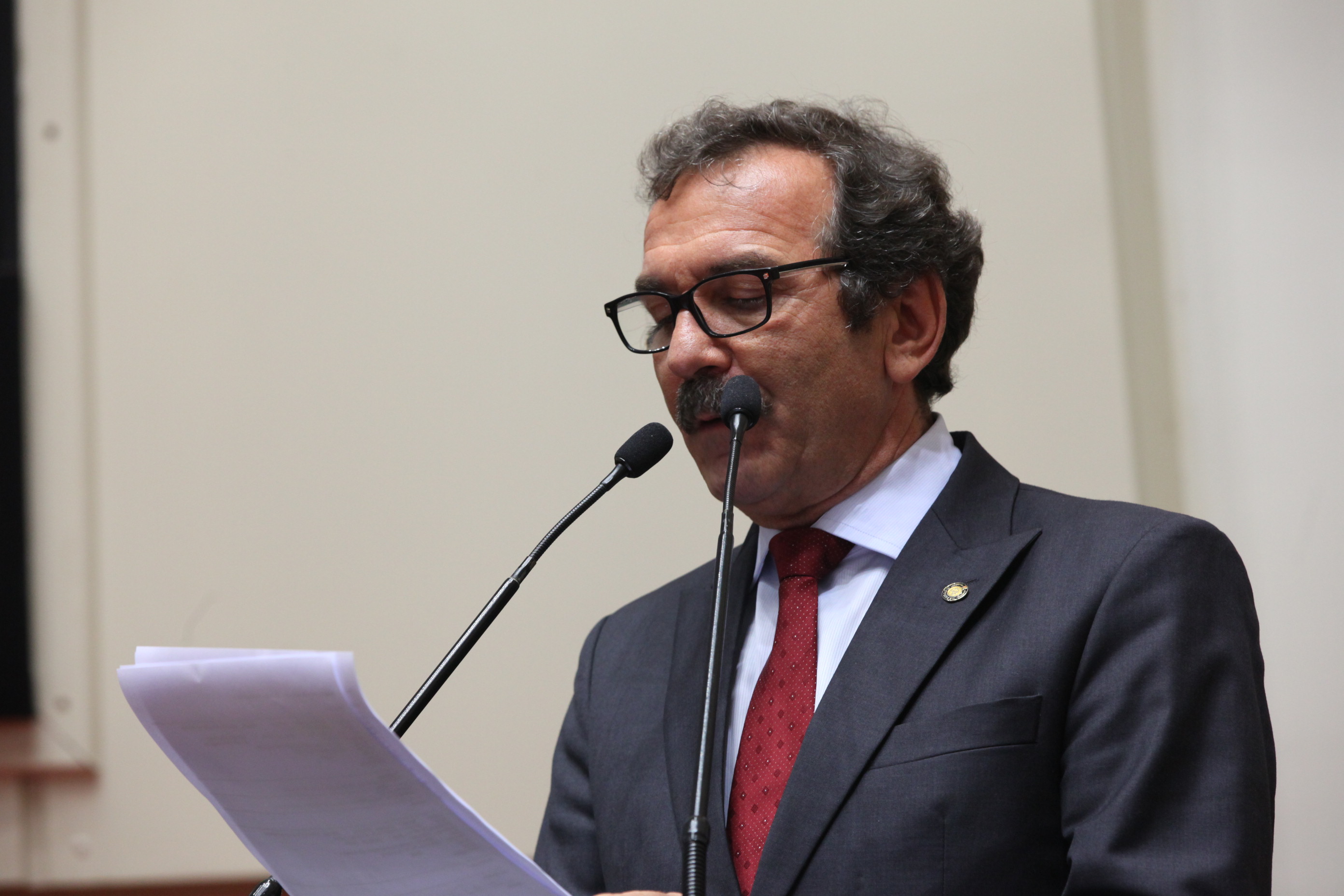 Sessão Ordinária. Deputado Serafim Venzon (PSDB) Foto: Eduardo Guedes de Oliveira / Agência AL