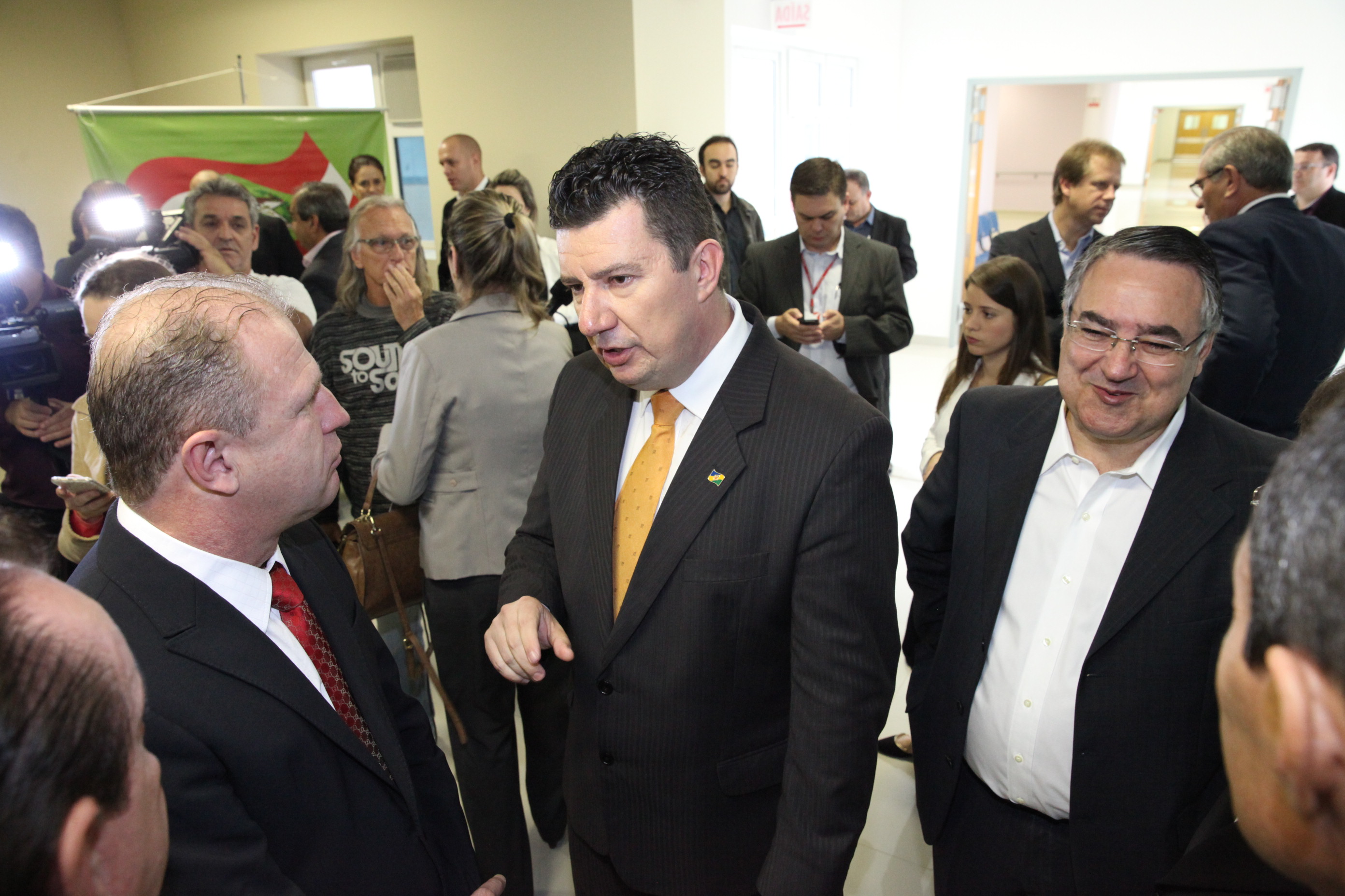 Inauguração do Hospital de Biguaçu. Foto: Fábio Queiroz / Agência AL