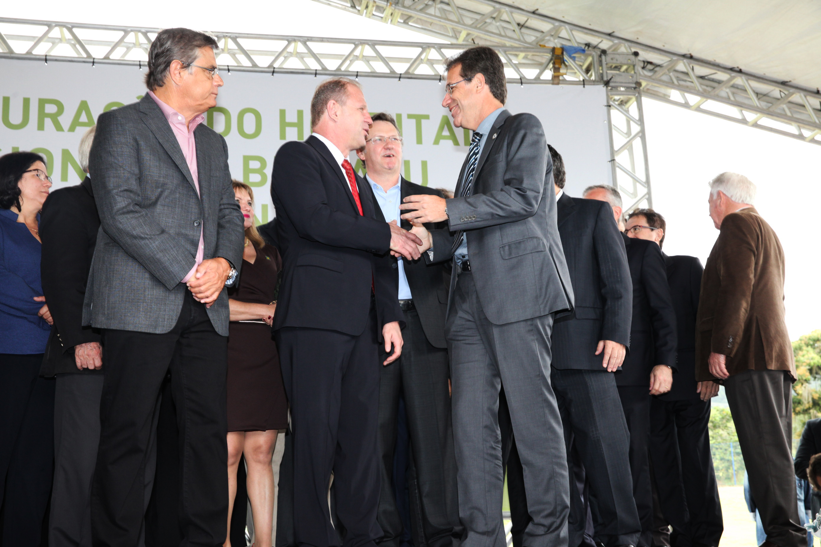 Inauguração do Hospital de Biguaçu. Foto: Fábio Queiroz / Agência AL