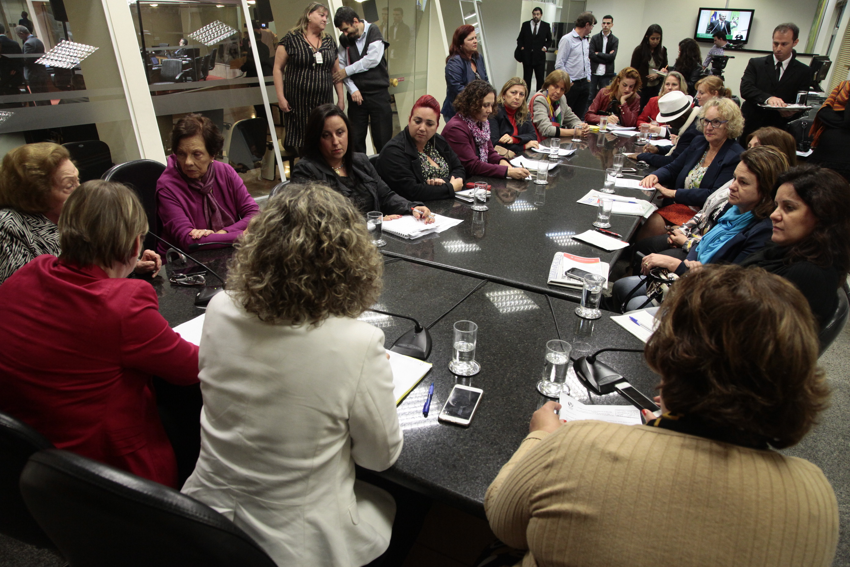 Reunião da Bancada Feminina. Foto: Miriam Zomer/Agência AL
