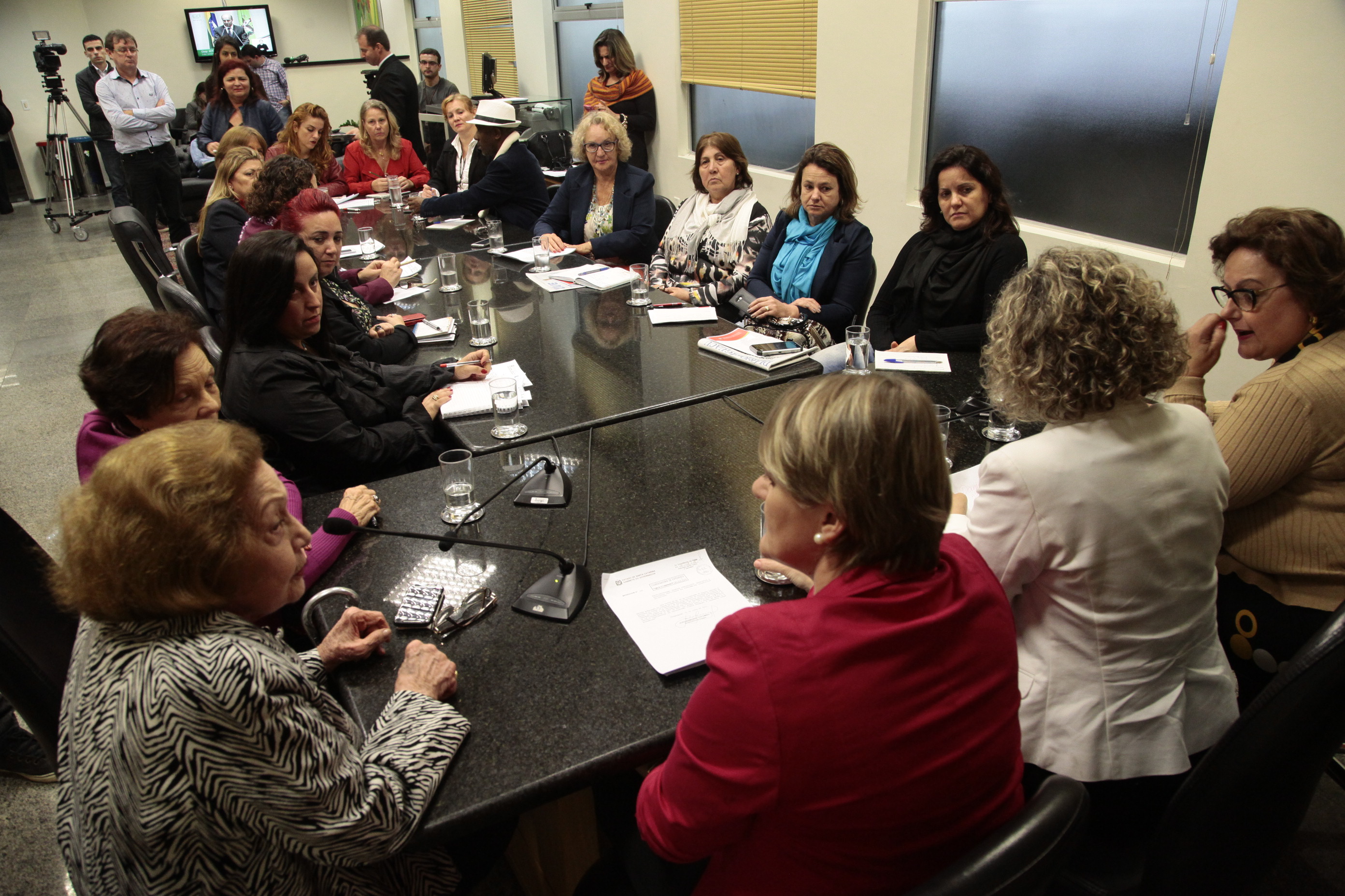 Reunião da Bancada Feminina. Foto: Miriam Zomer/Agência AL