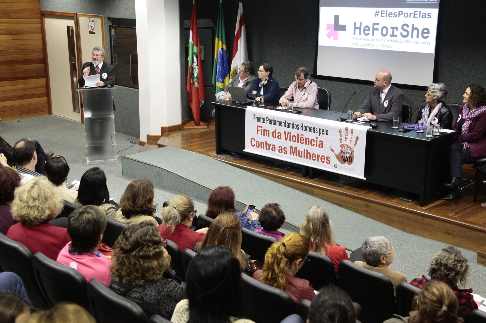 SC adere à campanha global de combate à violência contra as mulheres