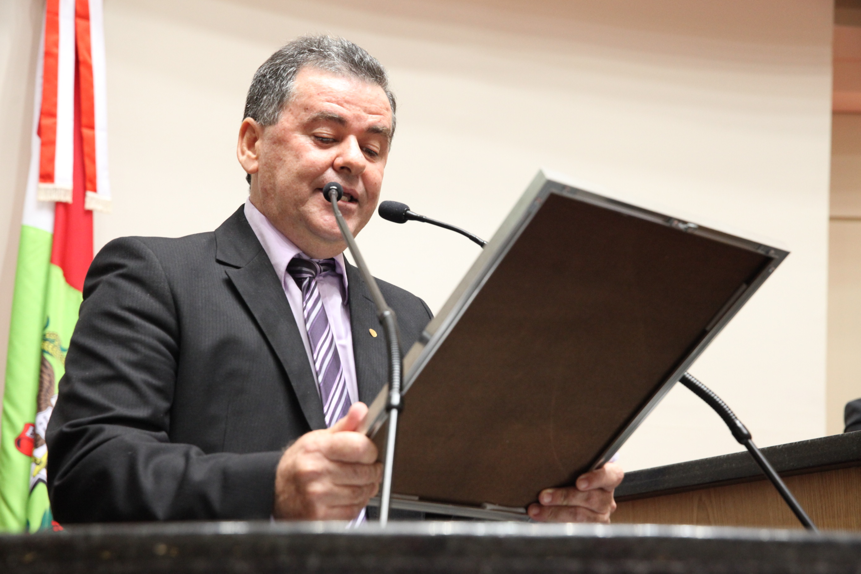 Sessão Especial em homenagem ao Sindicato dos Trabalhadores da Indústria da Alimentação de Criciúma. Foto: Fábio Queiroz / Agência AL