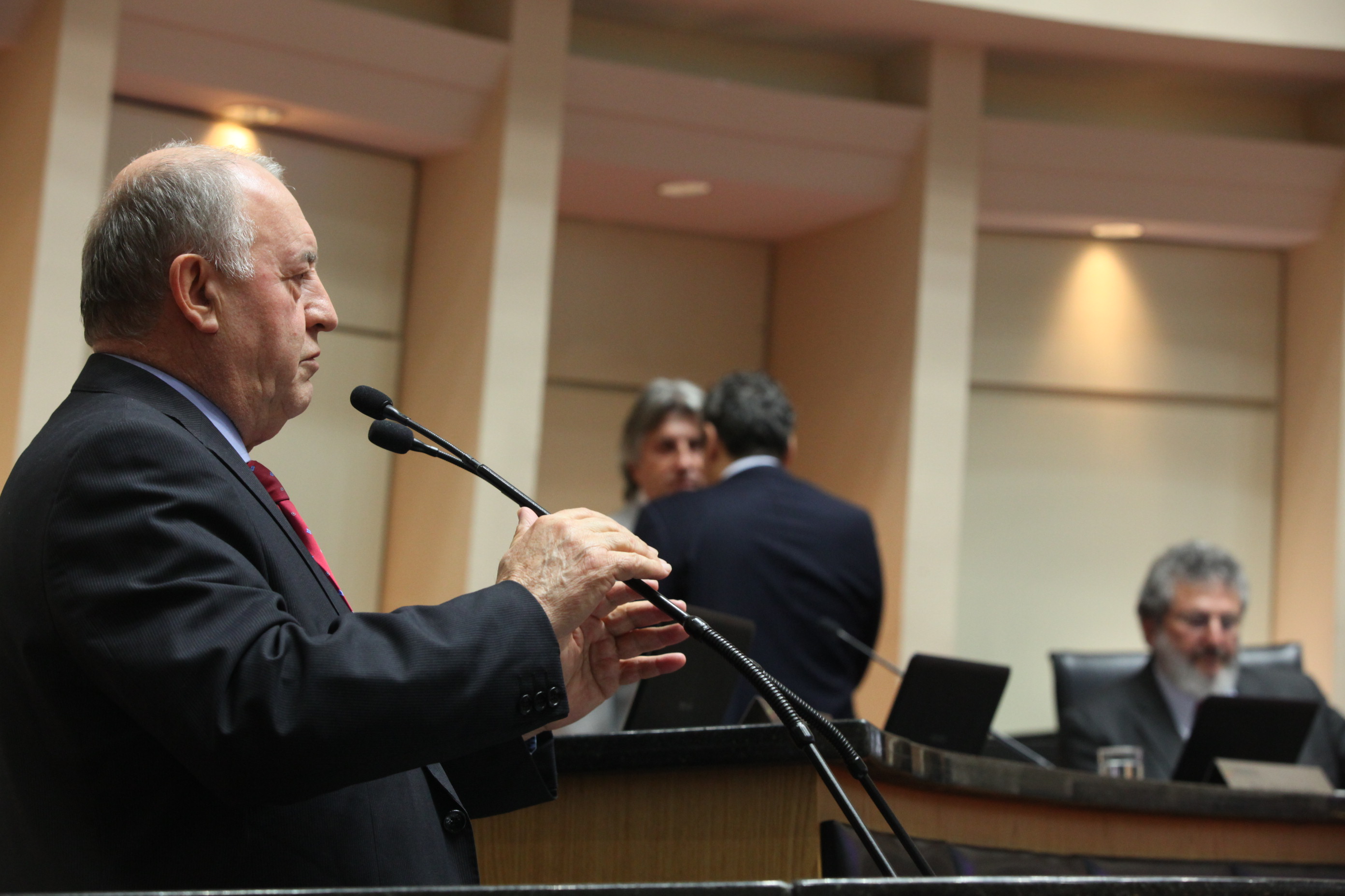 Sessão Ordinária da Assembleia Legislativa do Estado de Santa Catarina. Deputado Natalino Lázare (PR) - Fotos: Eduardo Guedes de Oliveira/Agência AL
