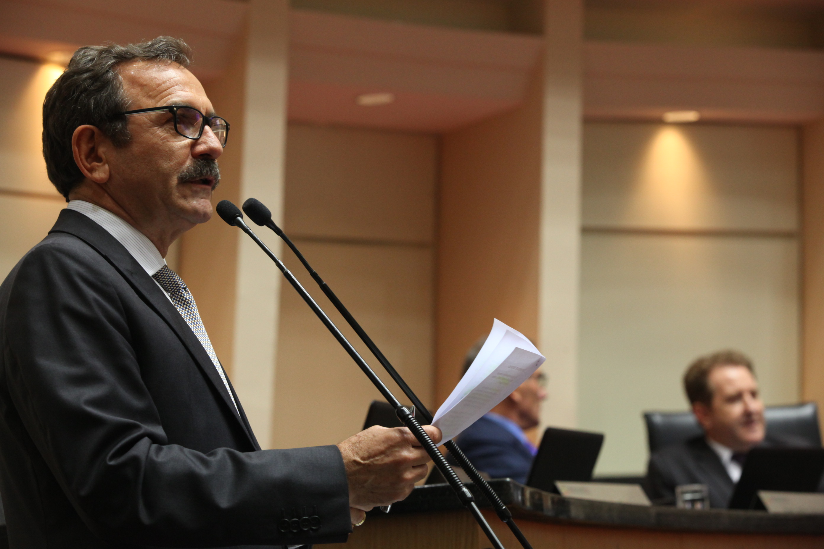 Sessão Ordinária da Assembleia Legislativa do Estado de Santa Catarina. Deputado Serafim Venzon (PSDB)  -  Fotos: Eduardo Guedes de Oliveira/Agência AL