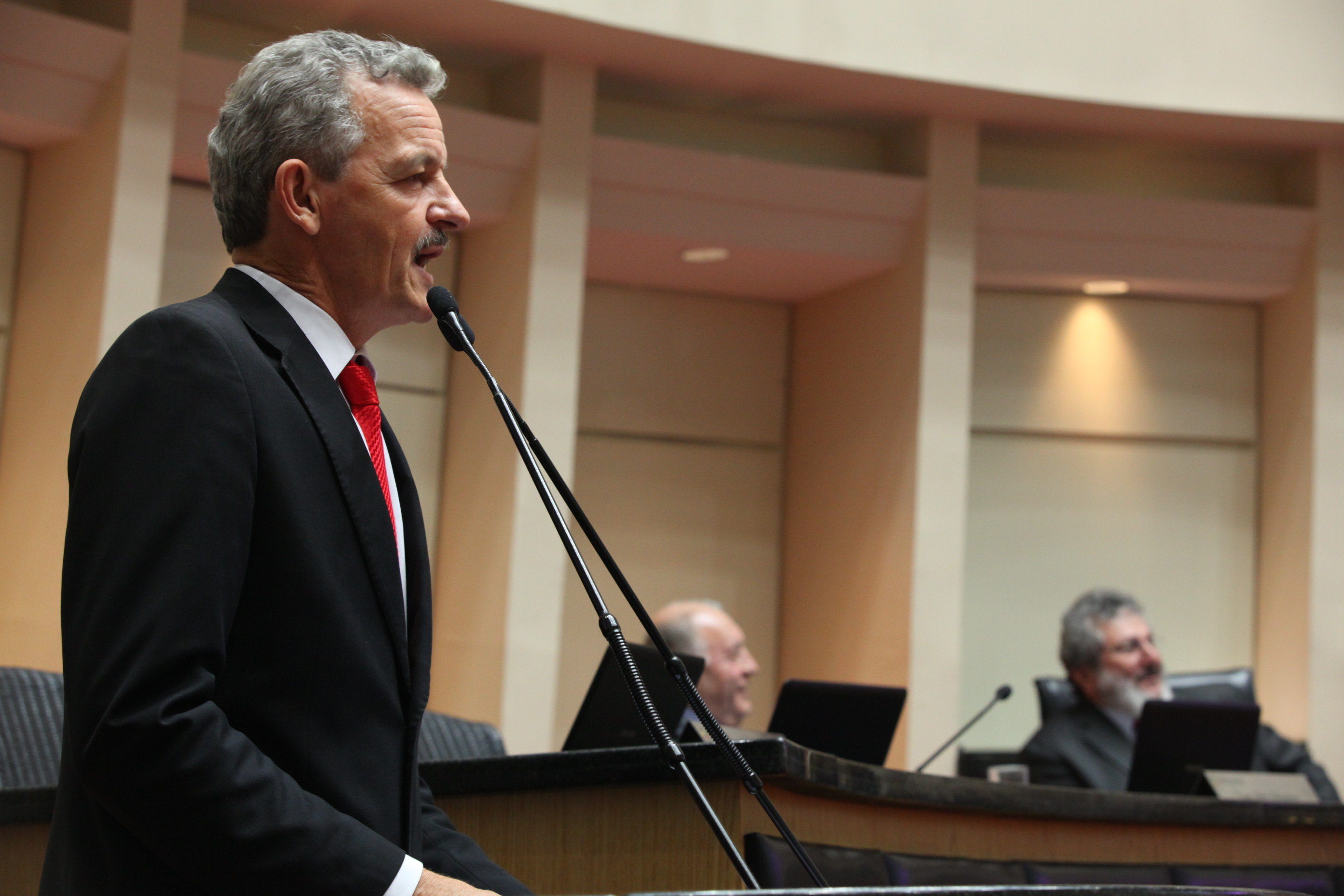 Sessão Ordinária da Assembleia Legislativa do Estado de Santa Catarina. Deputado Dirceu Dresch (PT) - Foto: Eduardo Guedes de Oliveira/Agência AL