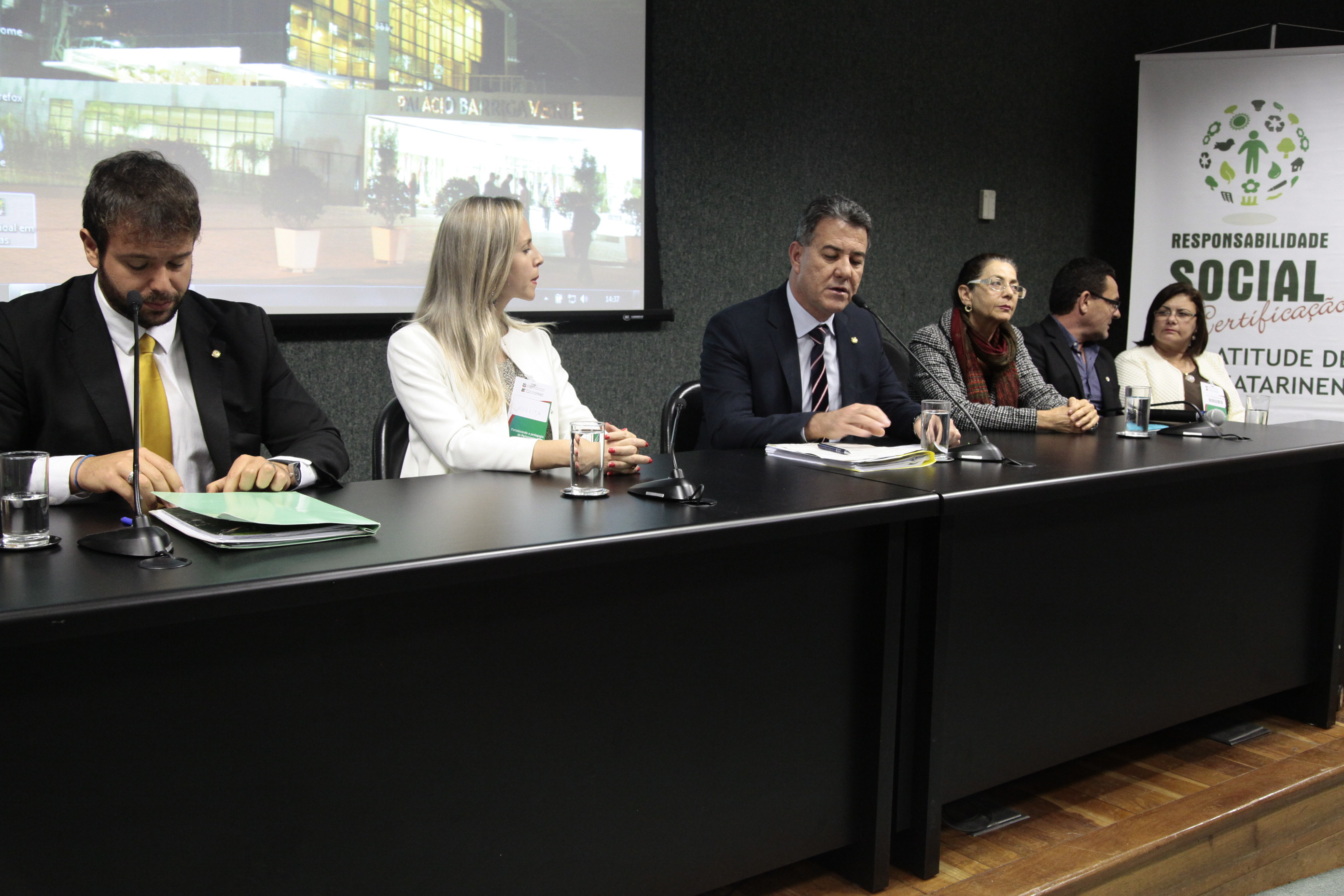 II Seminário de Certificação de Responsabilidade Social - Uma Atitude de Valor Catarinense. Foto: Miriam Zomer/Agência AL