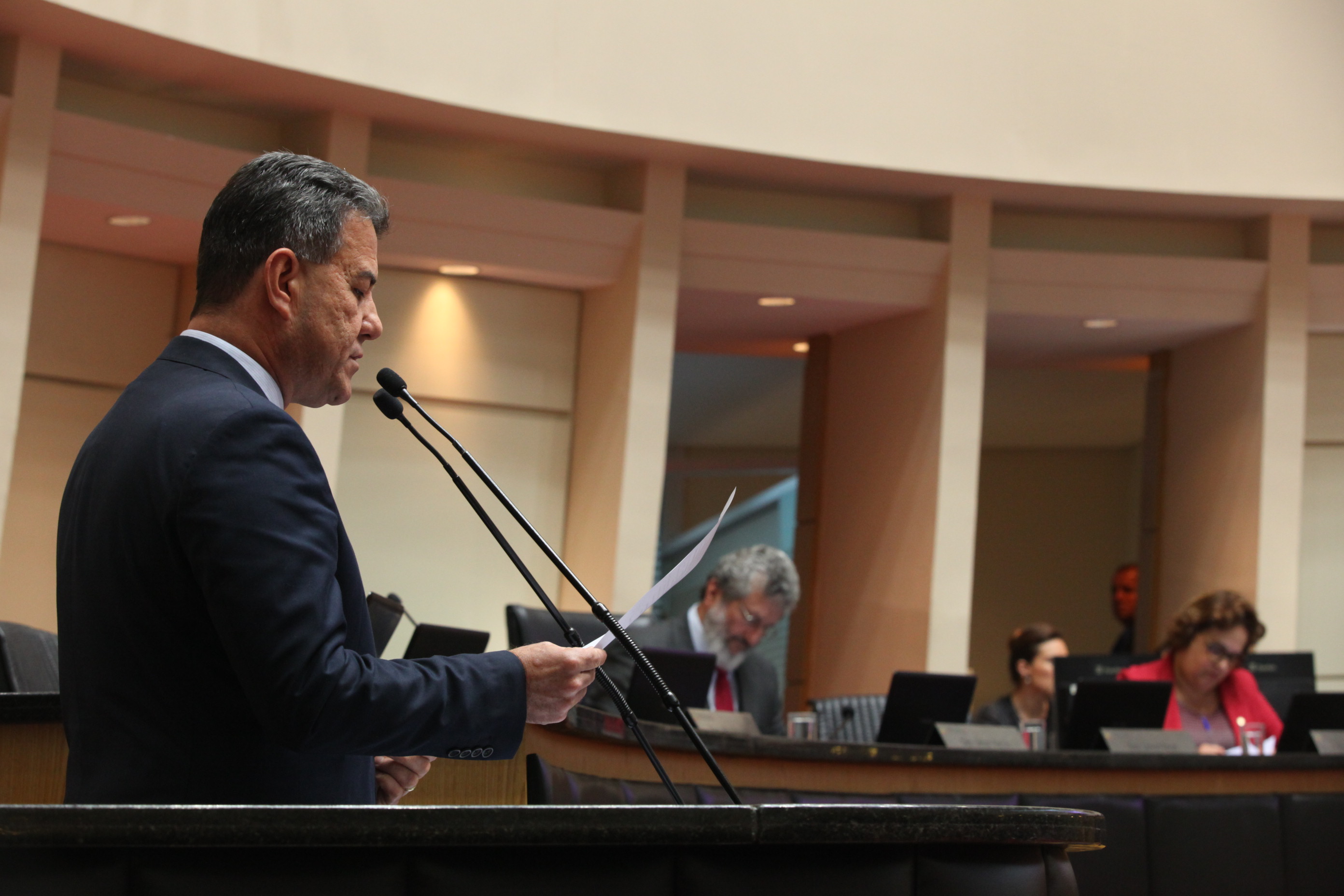 Sessão Ordinária da Assembleia Legislativa do Estado de Santa Catarina. Deputado Jean Leutprecht (PCdoB) -  Foto: Eduardo Guedes de Oliveira/Agência AL