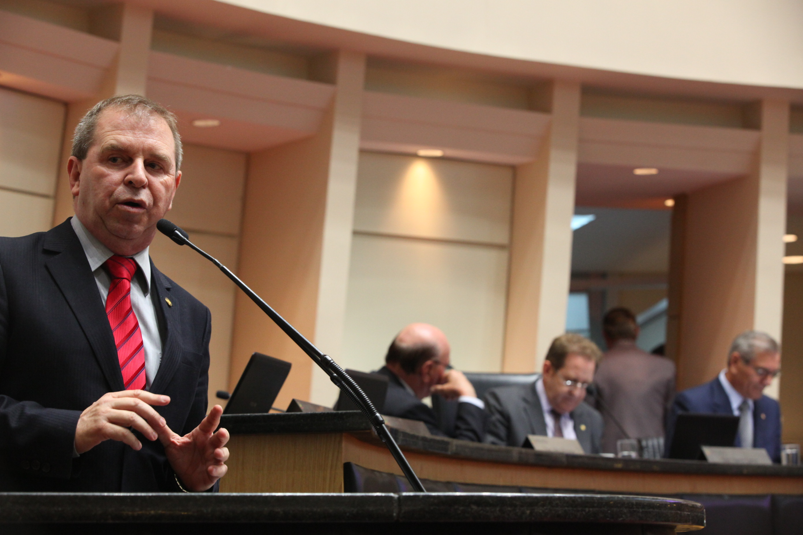 Sessão Ordinária da Assembleia Legislativa do Estado de Santa Catarina. Deputado Maurício Eskudlark (PSD) - Foto: Eduardo Guedes de Oliveira/Agência AL