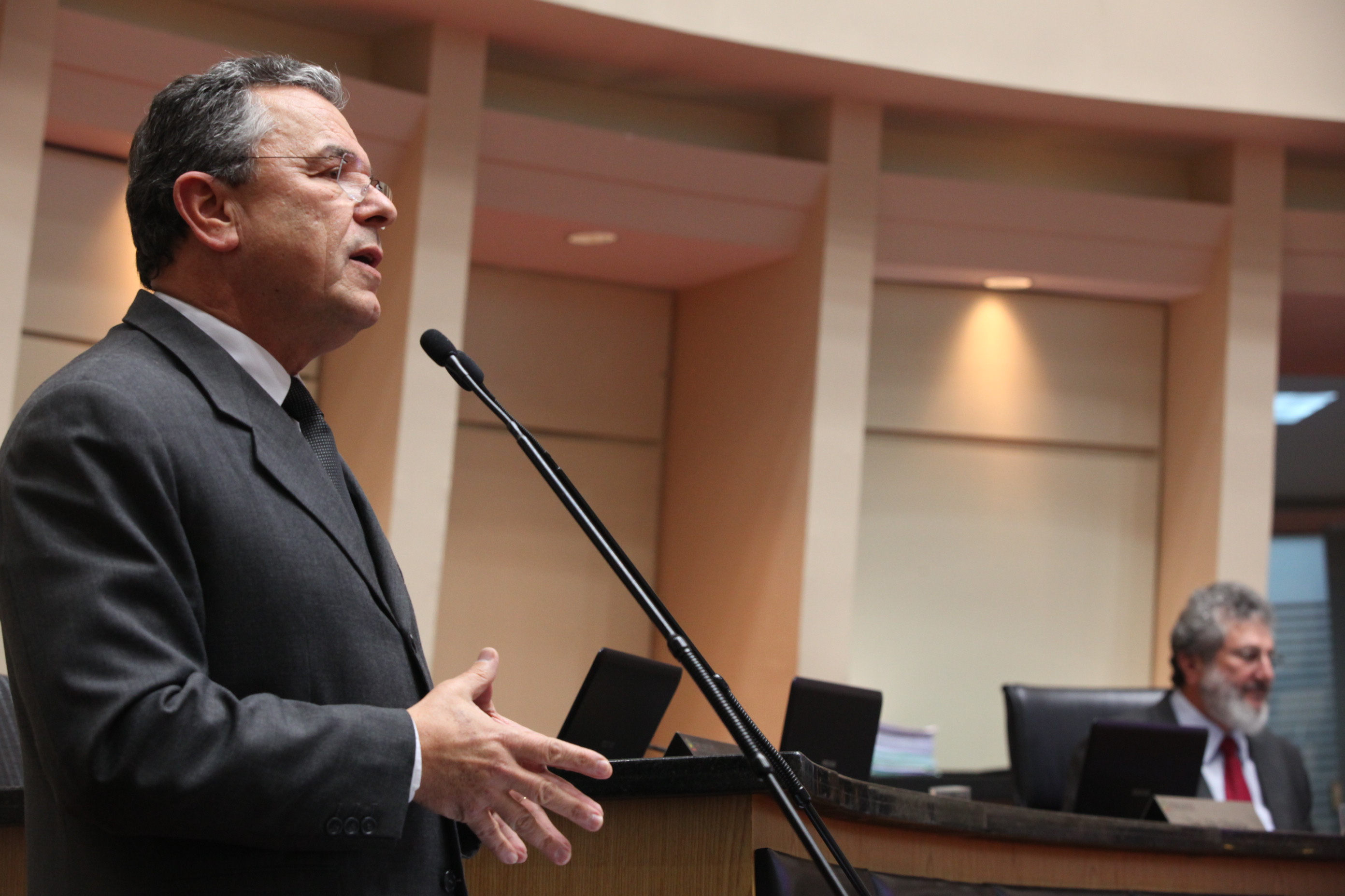 Sessão Ordinária da Assembleia Legislativa do Estado de Santa Catarina. Deputado Dalmo Claro (PMDB) - Foto: Eduardo Guedes de Oliveira/Agência AL