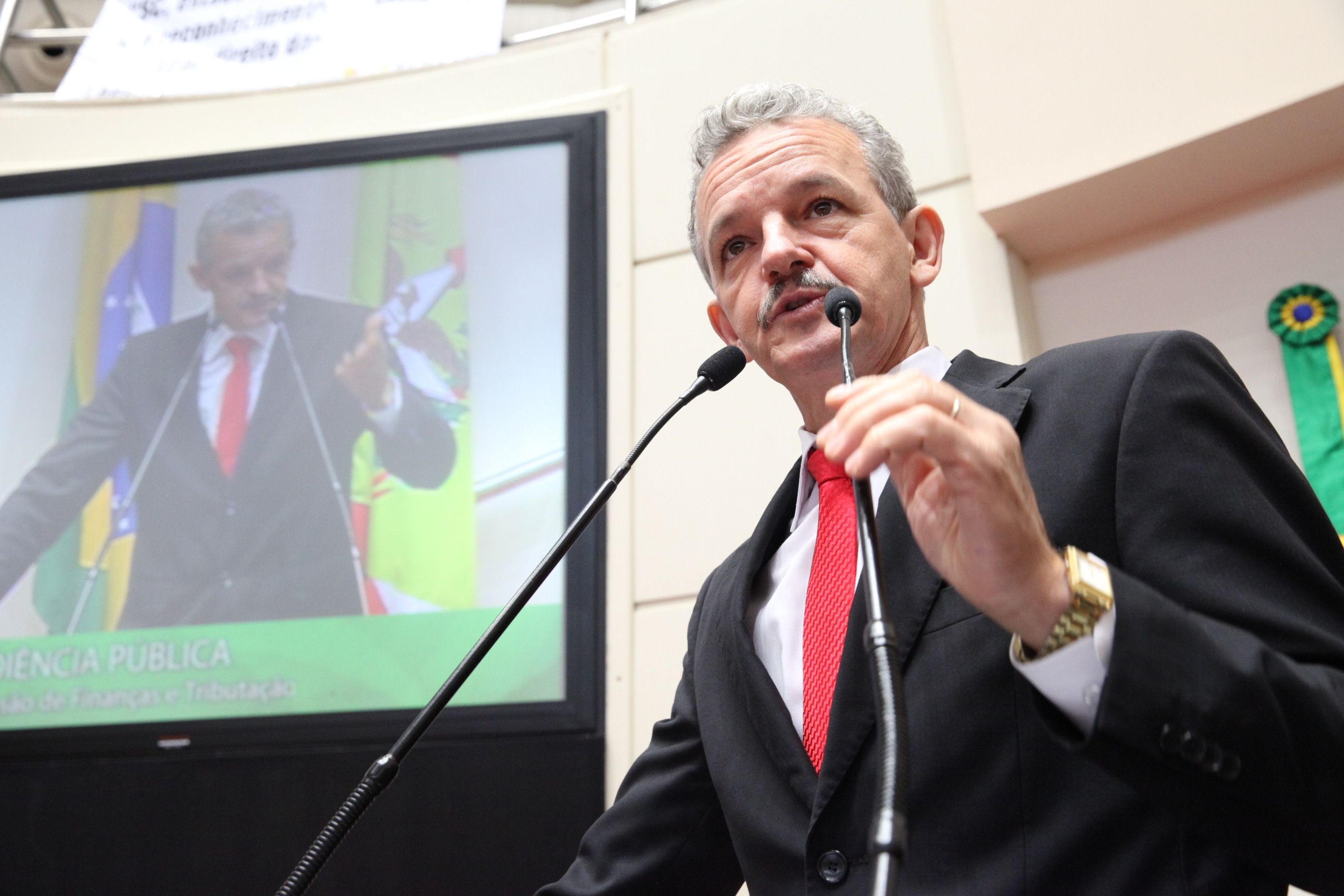 Audiência Pública Comisão de Finanças. Deputado Dirceu Dresch (PT). Foto: Fábio Queiroz / Agência AL