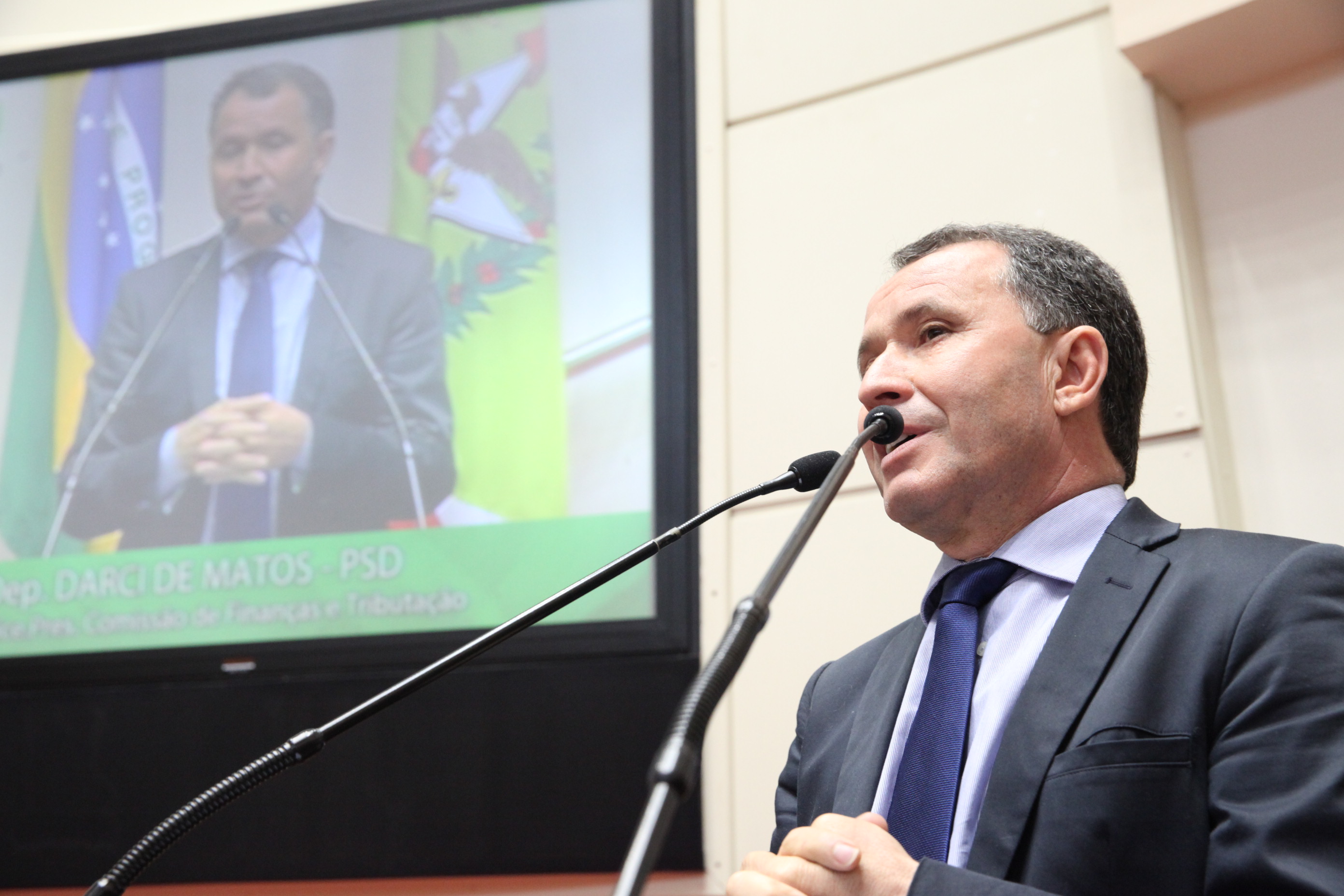 Audiência Pública Comisão de Finanças. Deputado Darci de Mattos (PSD). Foto: Fábio Queiroz / Agência AL