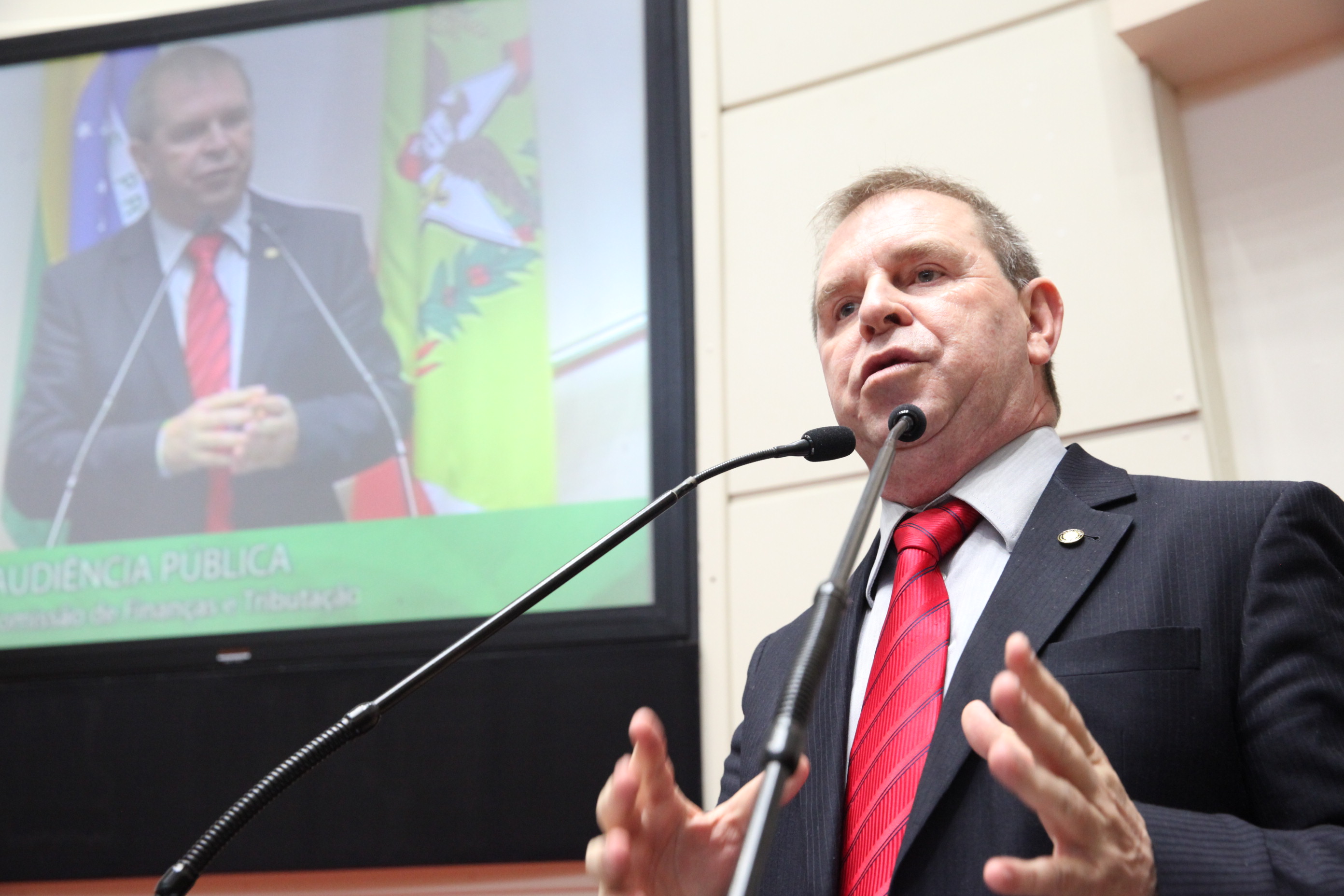 Audiência Pública Comisão de Finanças. Deputado Maurício Eskudlark (PSD).  Foto: Fábio Queiroz / Agência AL