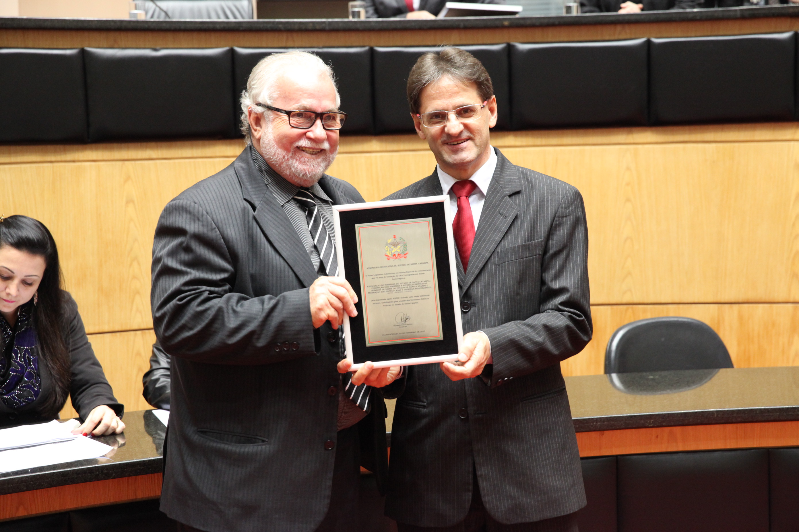 Sessão Especial em homenagem aos 70 anos da GEAP. Foto: Fábio Queiroz / Agência AL
