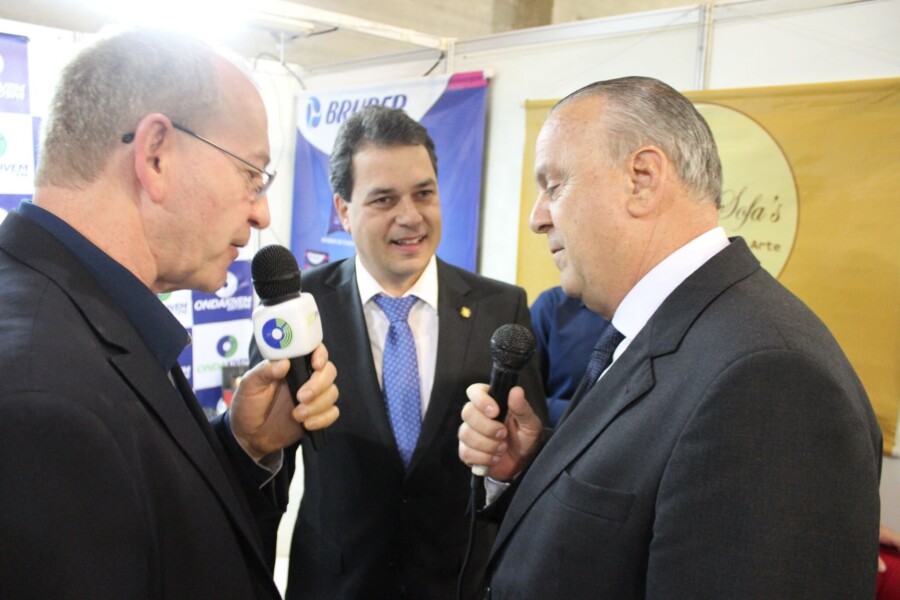 Deputado Rodrigo Minotto e Márcio Búrigo, prefeito de Criciúma
